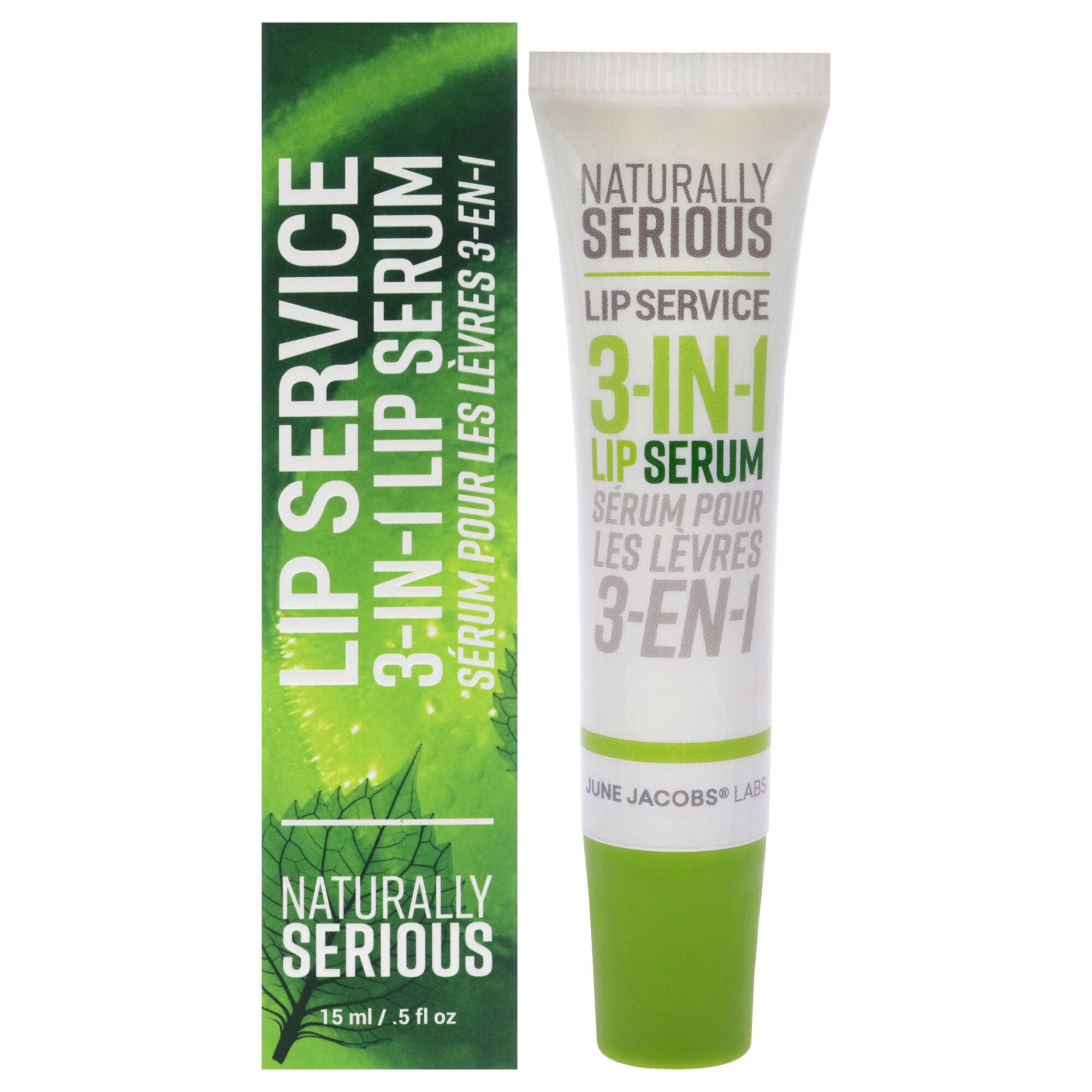 Lip Service 3-In-1 Lip Serum by Naturally Serious for Unisex - 0.5 oz Serum, See Description, hi-res image number 0