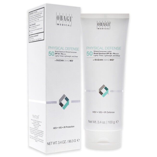 Tinted Physical Defense SPF 50 by Obagi for Unisex - 3.4 oz Sunscreen, NA, alternate image number null
