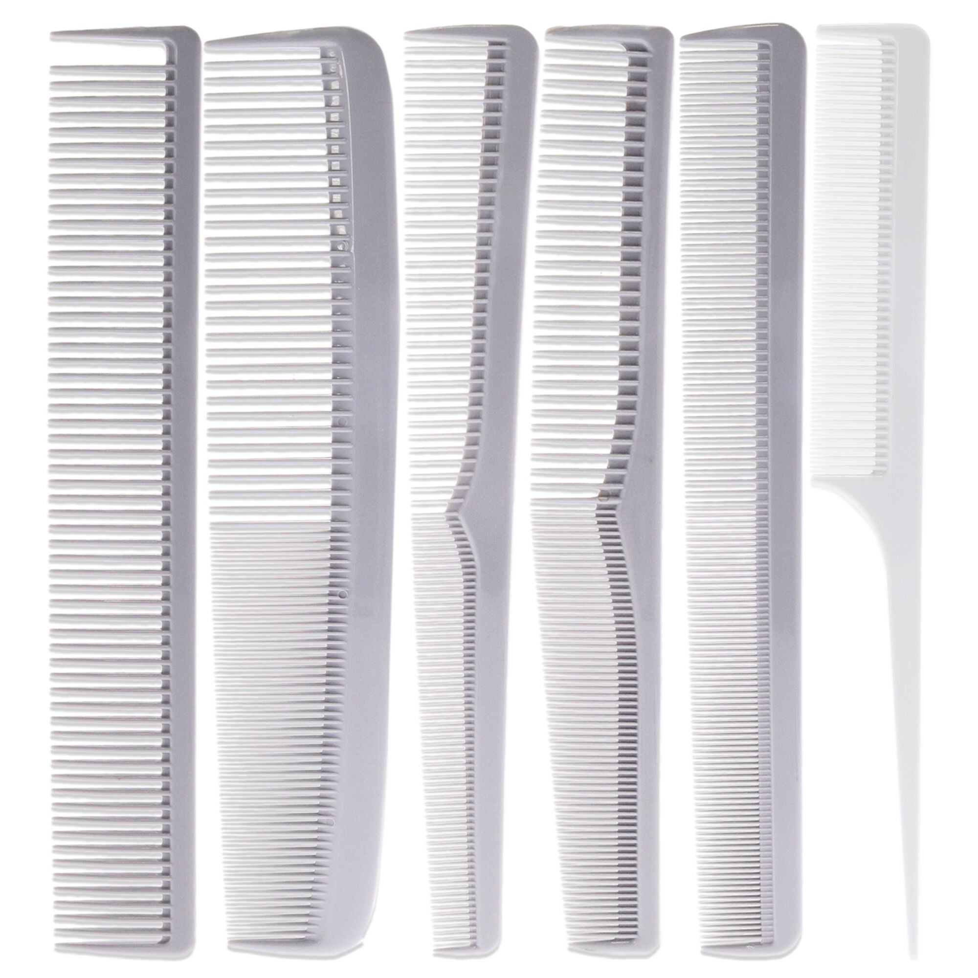 Heat Resistant Durable and Flexible Combs Set by Aristocrat for Unisex - 6 Pc Comb, See Description, alternate image number 1