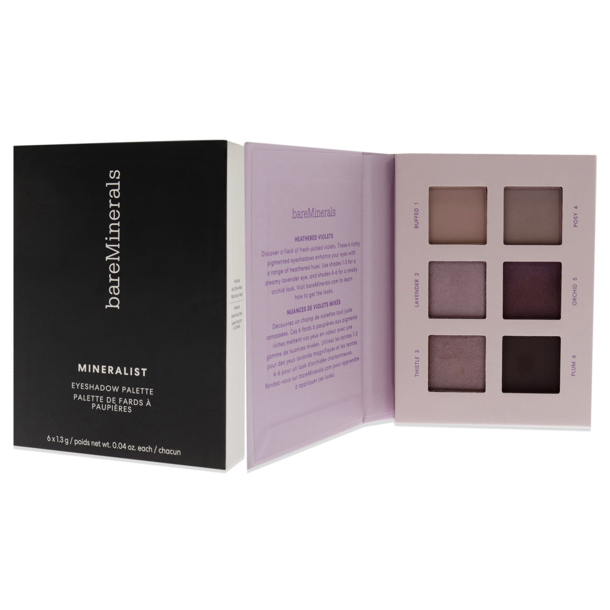 Mineralist Eyeshadow Palette - Heathered by bareMinerals for Women - 0.24 oz Eye Shadow, , alternate image number 8