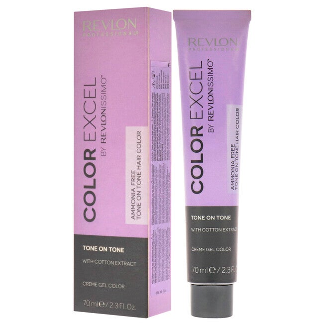 Revlonissimo Color Excel - 7.34 Medium Golden Copper Blonde by Revlon for Unisex - 2.3 oz Hair Color, , alternate image number null