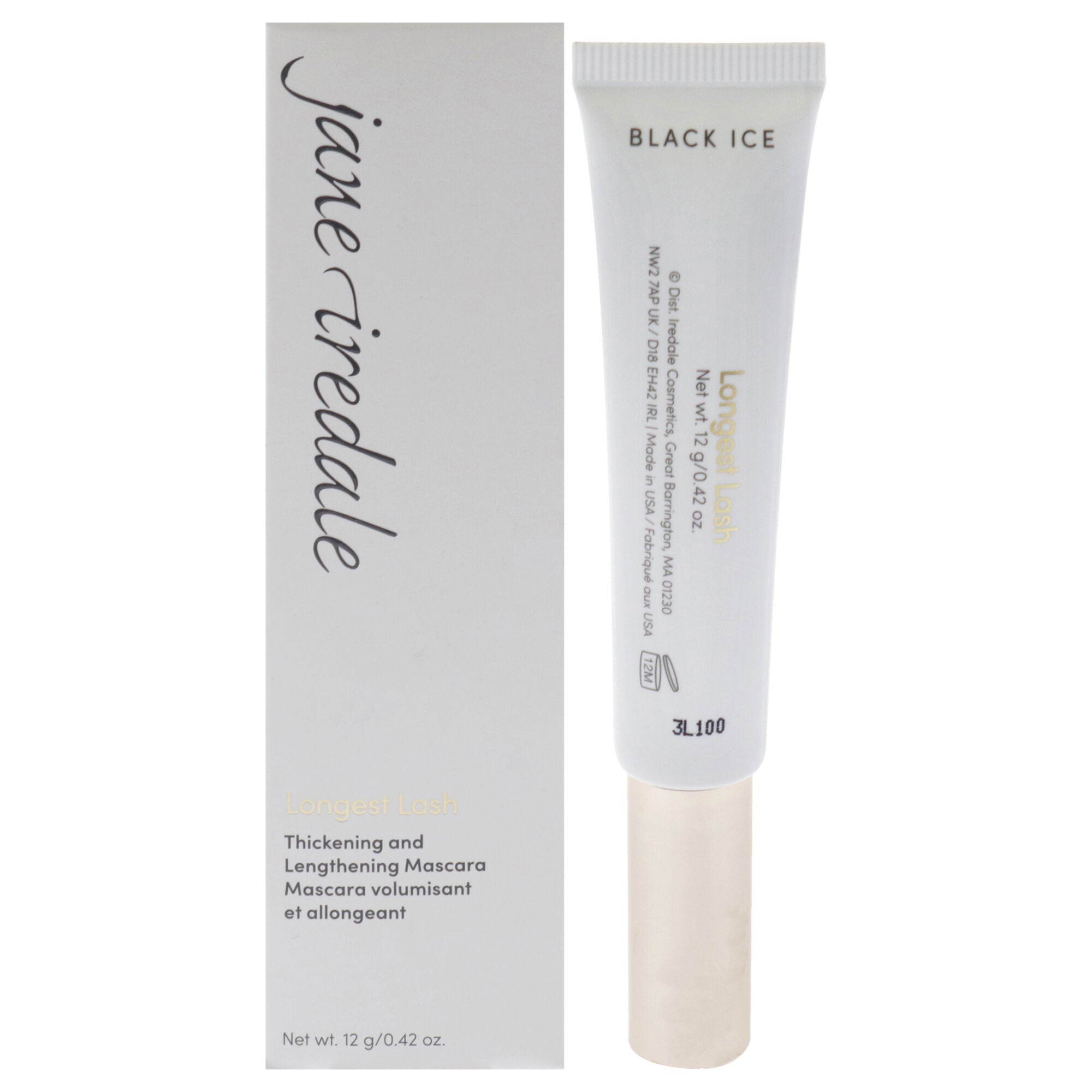 Longest Lash Thickening And Lengthening - Black Ice by Jane Iredale for Women - 0.42 oz Mascara, See Description, hi-res image number 0