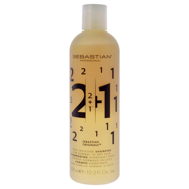 2 Plus 1 Daily Moisture Shampoo by Sebastian for Unisex - 10.2 oz Shampoo, NA, alternate image number null