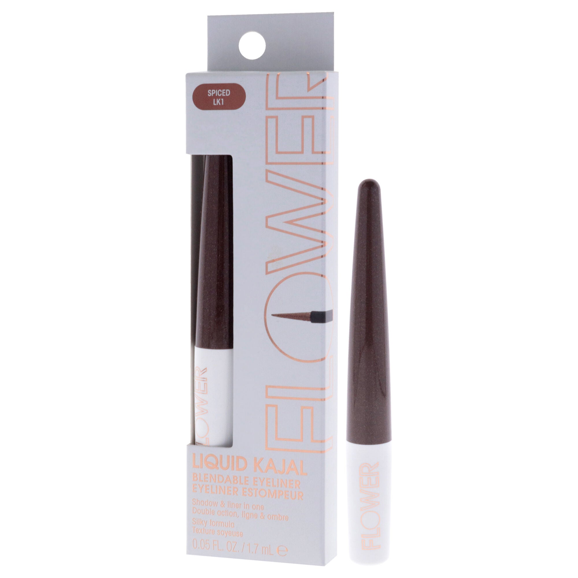 Liquid Kajal Blendable Eyeliner - LK5 Rust by Flower Beauty for Women - 0.05 oz Eyeliner, See Description, alternate image number 3