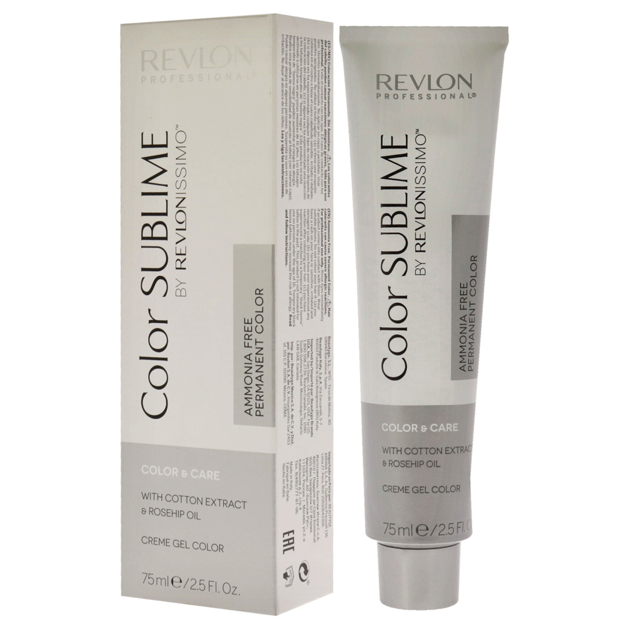 Revlonissimo Color Sublime - 5.4 Light Copper Brown by Revlon for Unisex - 2.5 oz Hair Color, See Description, alternate image number 3