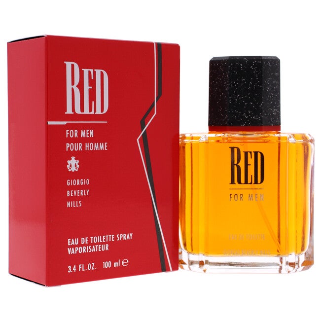 Red by Giorgio Beverly Hills for Men - 3.4 oz EDT Spray, NA, alternate image number null
