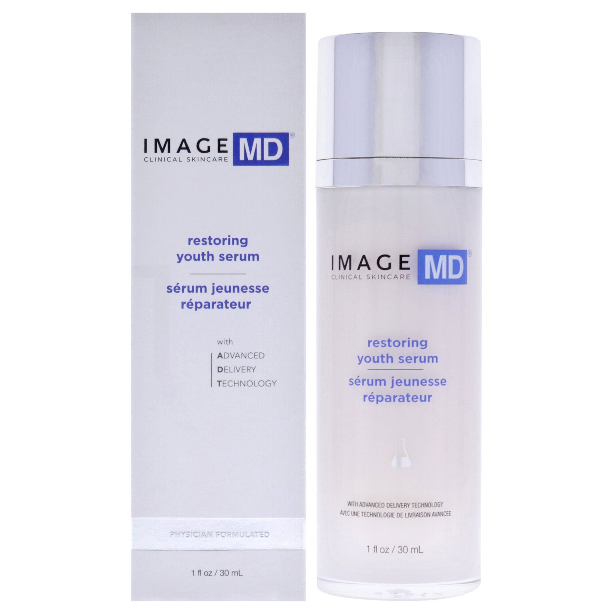 MD Restoring Youth Serum with ADT Technology by Image for Unisex - 1 oz Serum, See Description, hi-res image number 0