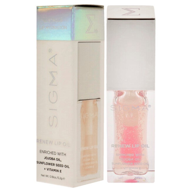 Renew Lip Oil - Hush by SIGMA for Women - 0.18 oz Lip Oil, , alternate image number null