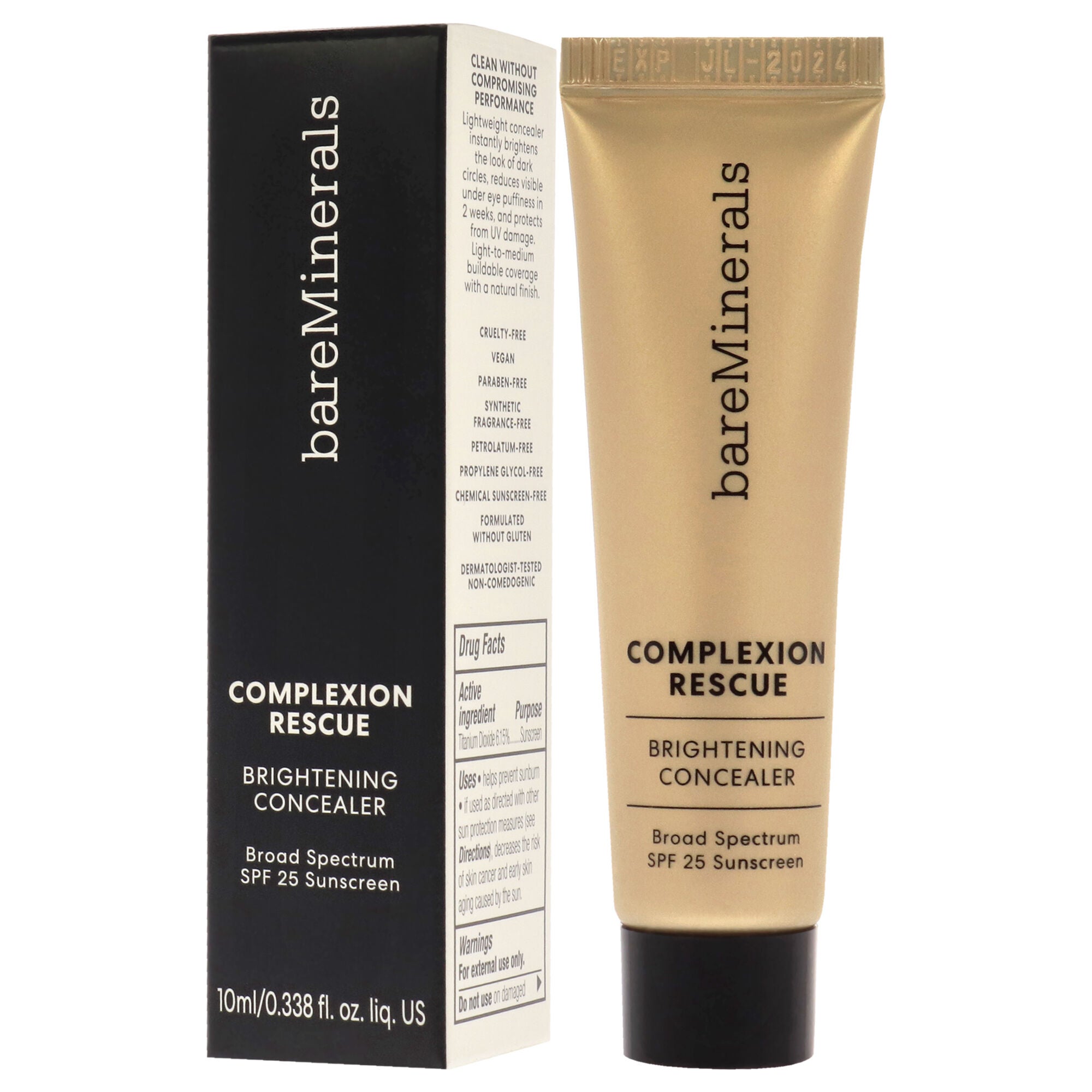 Complexion Rescue Brightening Concealer SPF 25 Sunscreen - Medium Suede by bareMinerals for Women - 0.338 oz Concealer, See Description, alternate image number 3