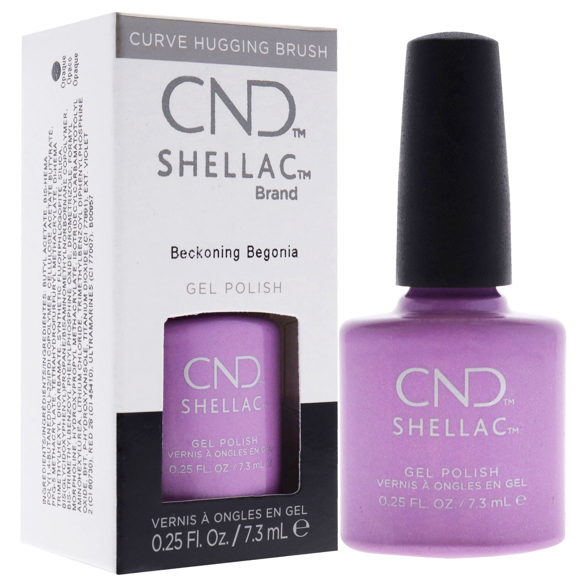 Shellac Nail Color - Beckoning Begonia by CND for Women - 0.25 oz Nail Polish, See Description, alternate image number 1
