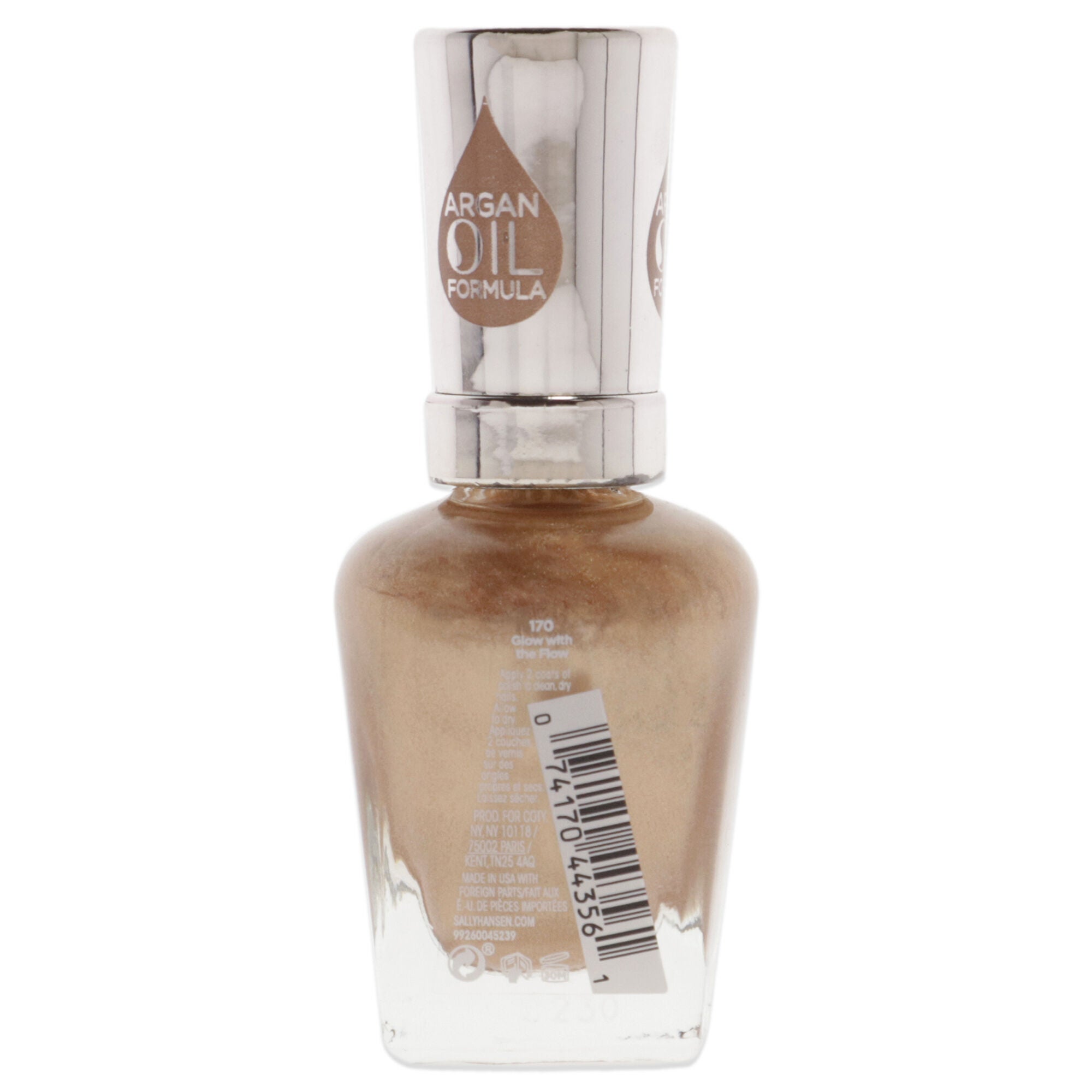Color Therapy Nail Polish - 170 Glow With The Flow by Sally Hansen for Women - 0.5 oz Nail Polish, Brown, alternate image number 2