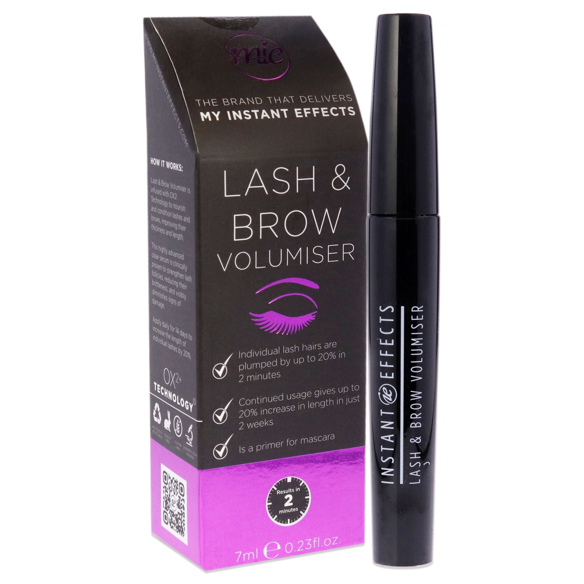 Lash and Brow Volumiser by Instant Effects for Unisex - 0.23 oz Primer, See Description, alternate image number 2