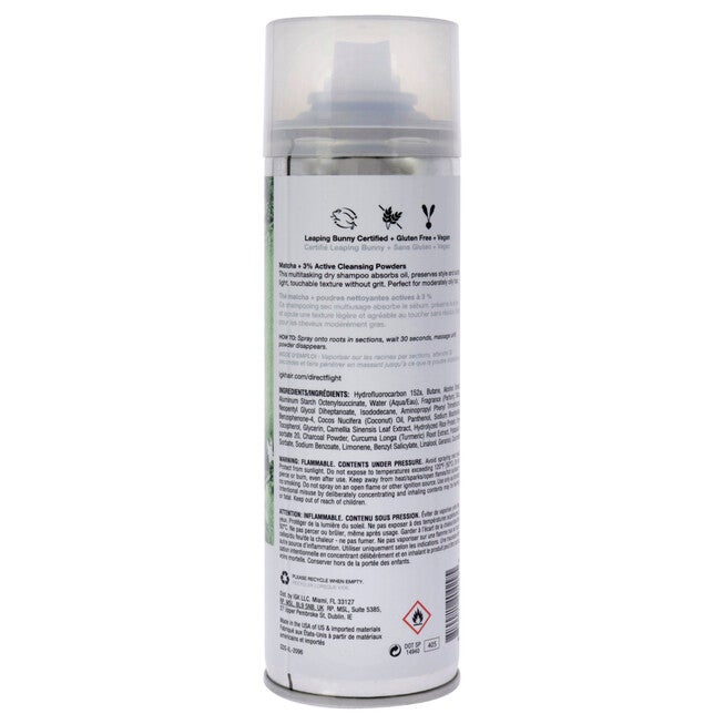 Direct Flight Matcha Dry Shampoo by IGK for Unisex - 6.3 oz Dry Shampo, See Description, alternate image number 1