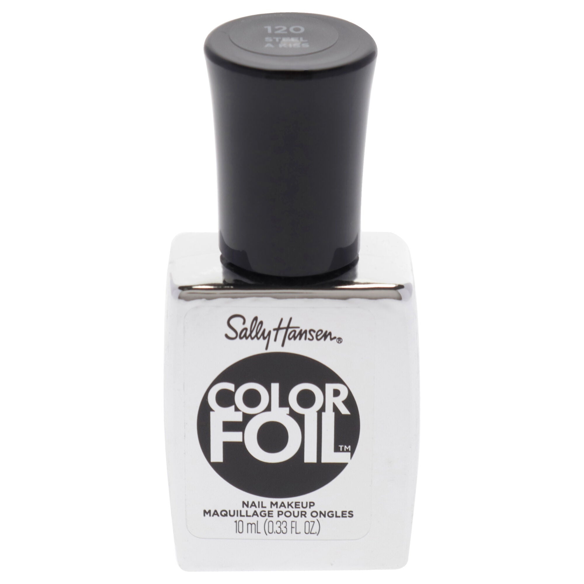 Color Foil Nail Makeup - 120 Steel A Kiss by Sally Hansen for Women - 0.33 oz Nail Polish, See Description, hi-res image number 0
