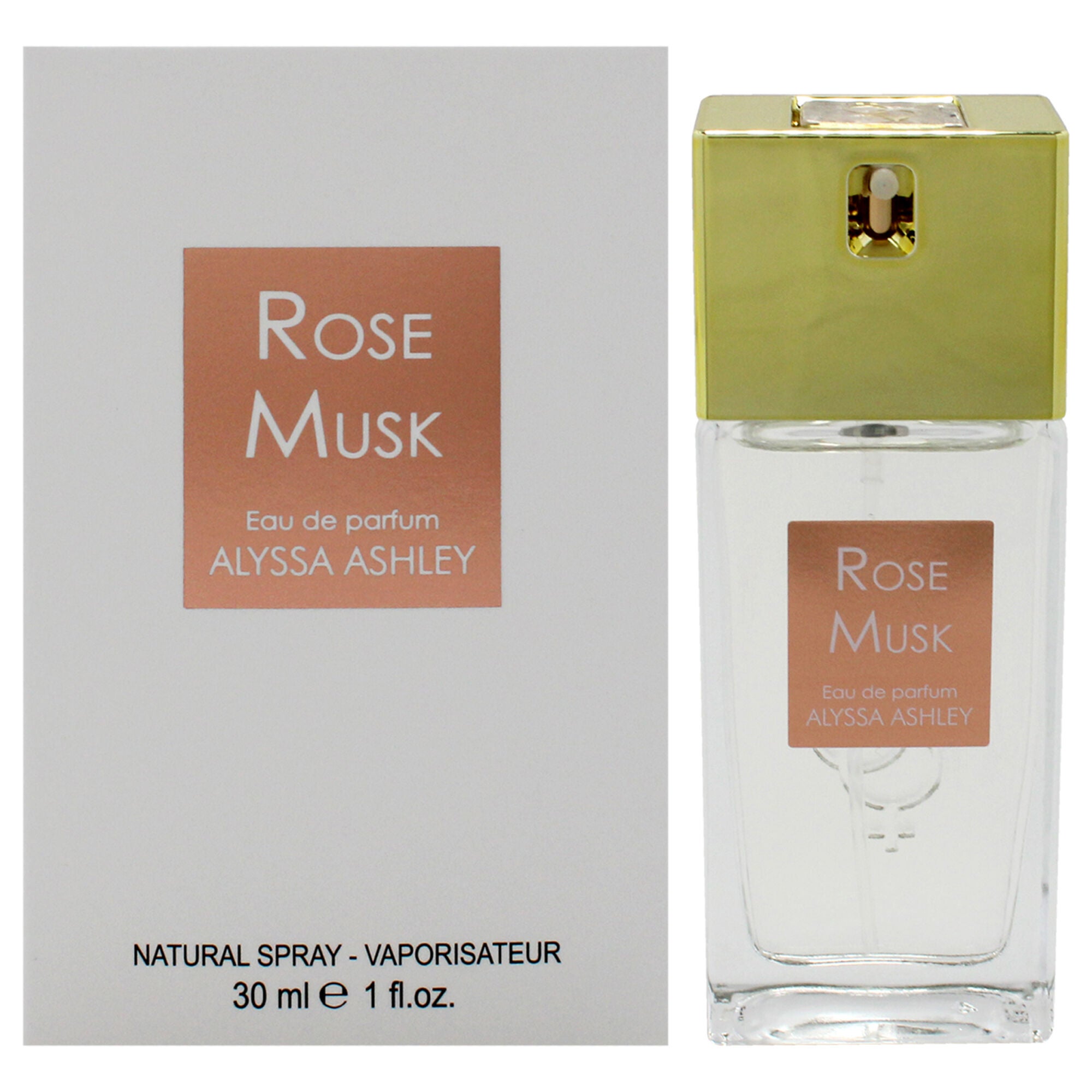 Rose Musk by Alyssa Ashley for Unisex - 1 oz EDP Spray, See Description, hi-res image number 0