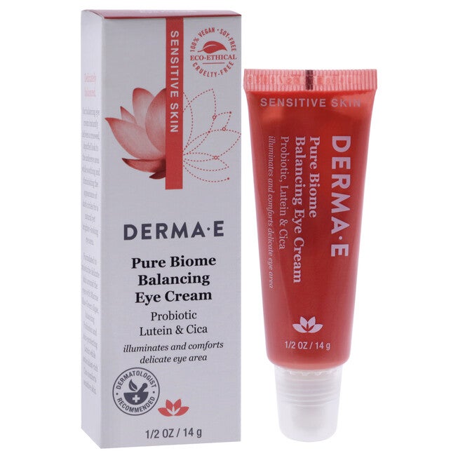 Pure Biome Balancing Eye Cream by Derma-E for Women - 0.5 oz Cream, , alternate image number null