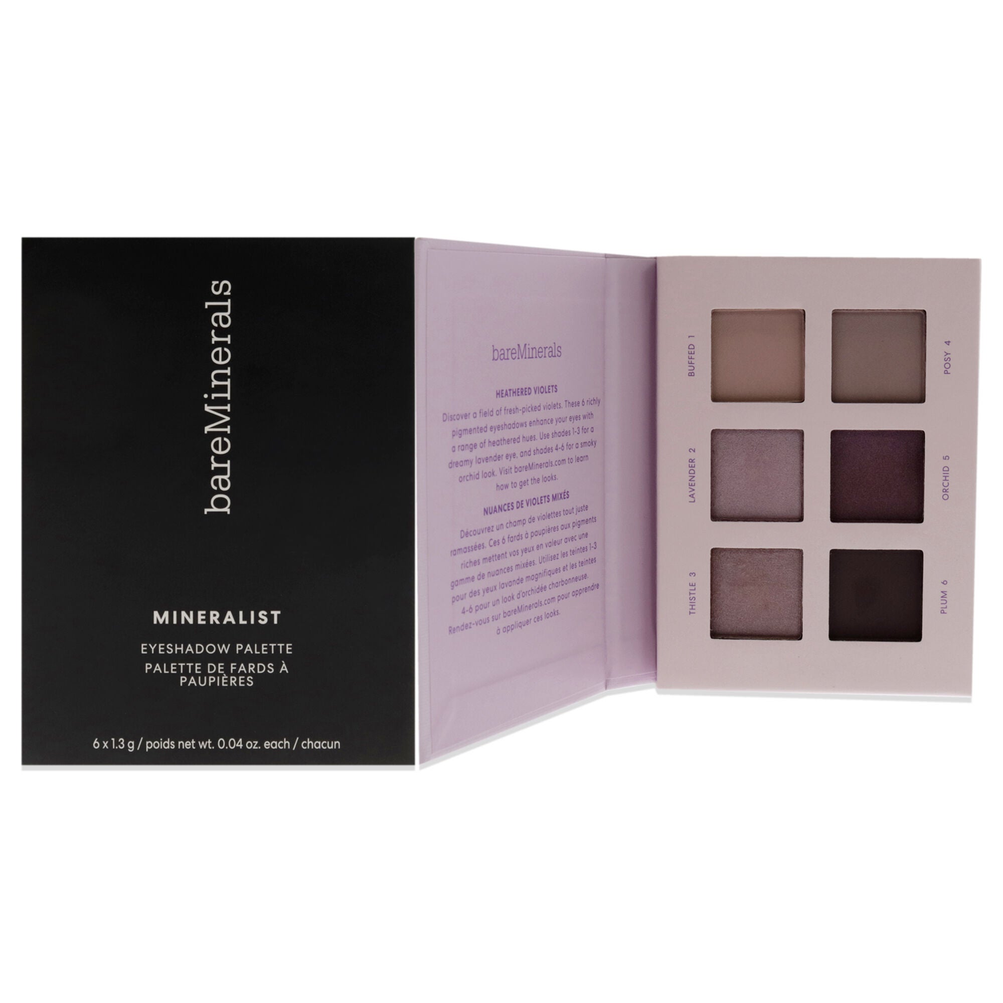 Mineralist Eyeshadow Palette - Heathered by bareMinerals for Women - 0.24 oz Eye Shadow, See Description, hi-res image number 0