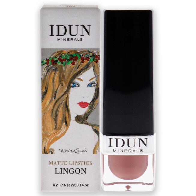 Matte Lipstick - 109 Lingon by Idun Minerals for Women - 0.14 oz Lipstick, NA, hi-res image number null