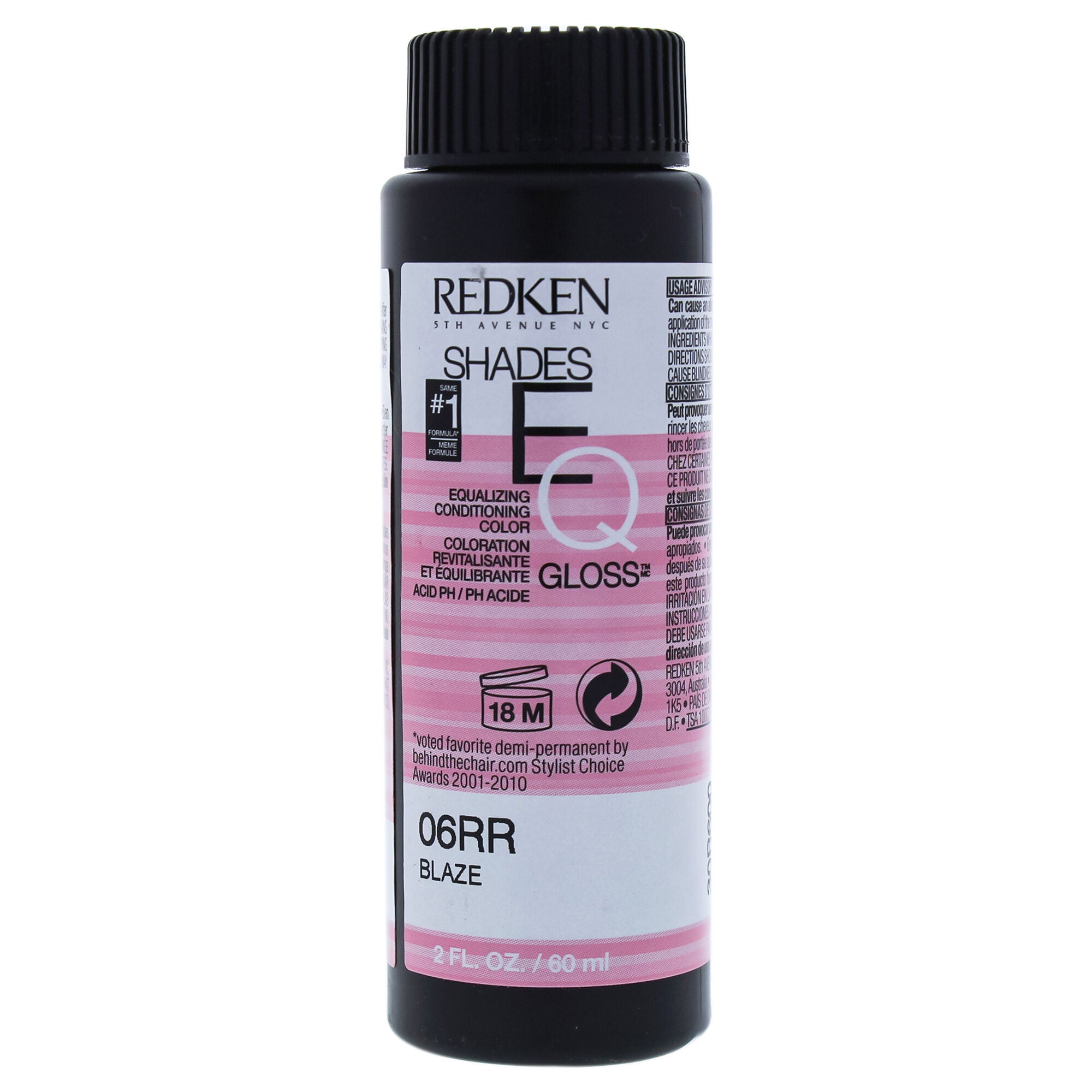 Shades EQ Color Gloss - 06RR Blaze by Redken for Women - 2 oz Hair Color, See Description, hi-res image number 0