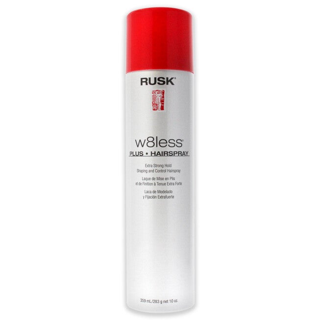 W8less Plus Extra Strong Hold Shaping and Control Hairspray by Rusk for Unisex - 10 oz Hair Spray, , alternate image number null