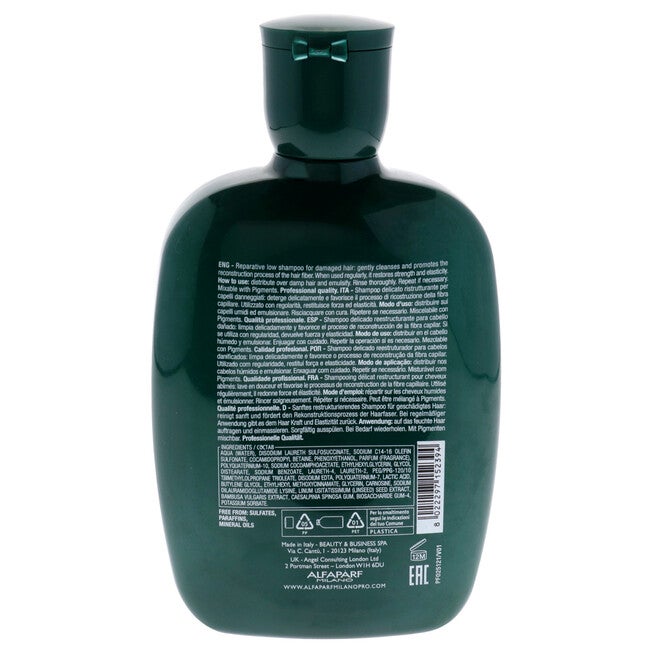 Semi Di Lino Reconstruction Reparative Low Shampoo by Alfaparf Milano for Unisex - 8.45 oz Shampoo, NA, alternate image number null