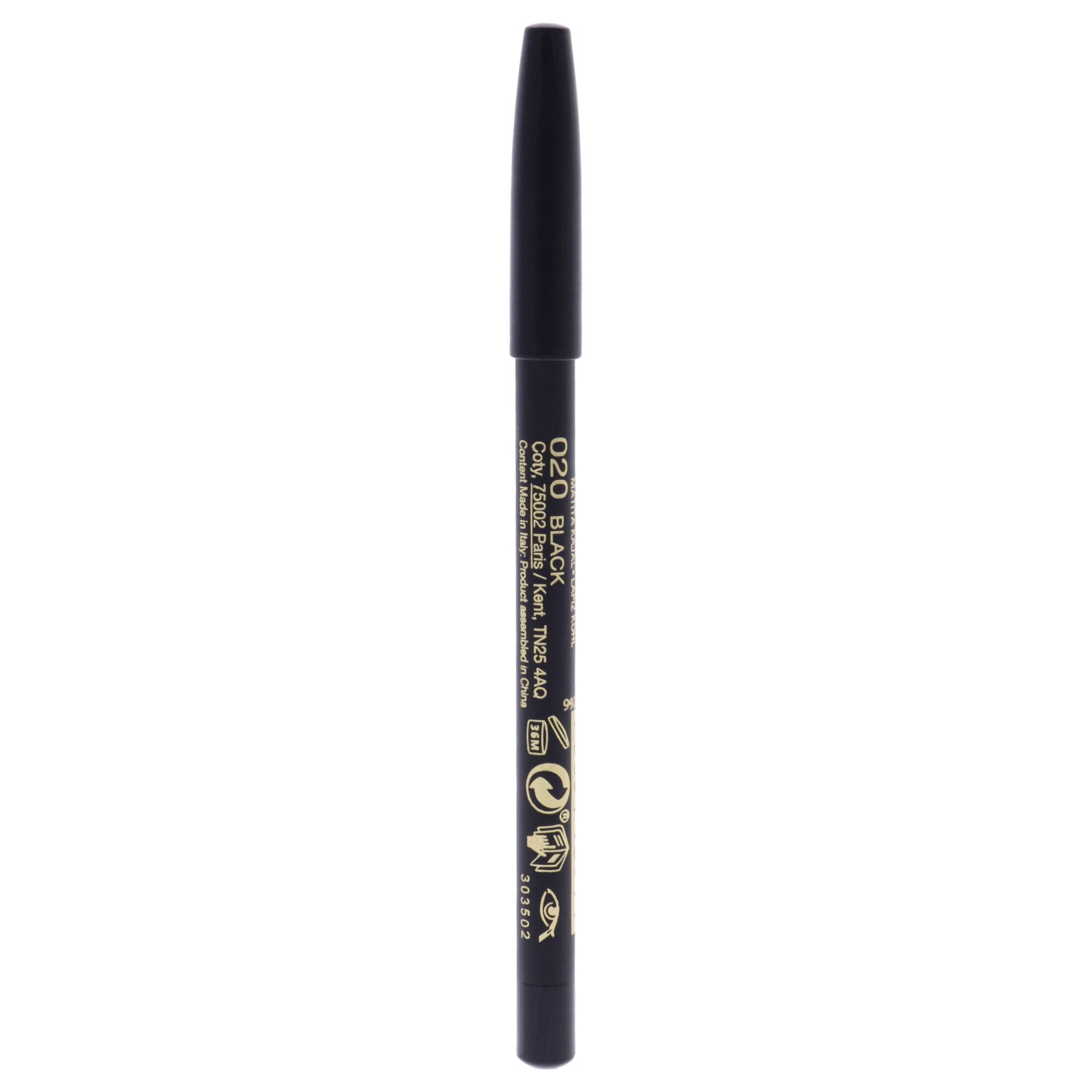 Kohl Pencil - 020 Black by Max Factor for Women - 0.1 oz Eyeliner, See Description, alternate image number 2
