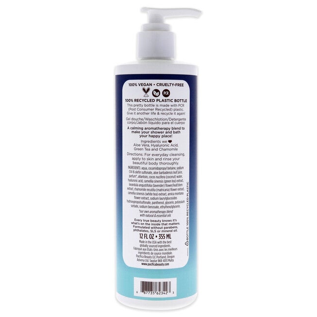 Coconut Cream Body Wash by Pacifica for Unisex - 12 oz Body Wash, See Description, alternate image number 2