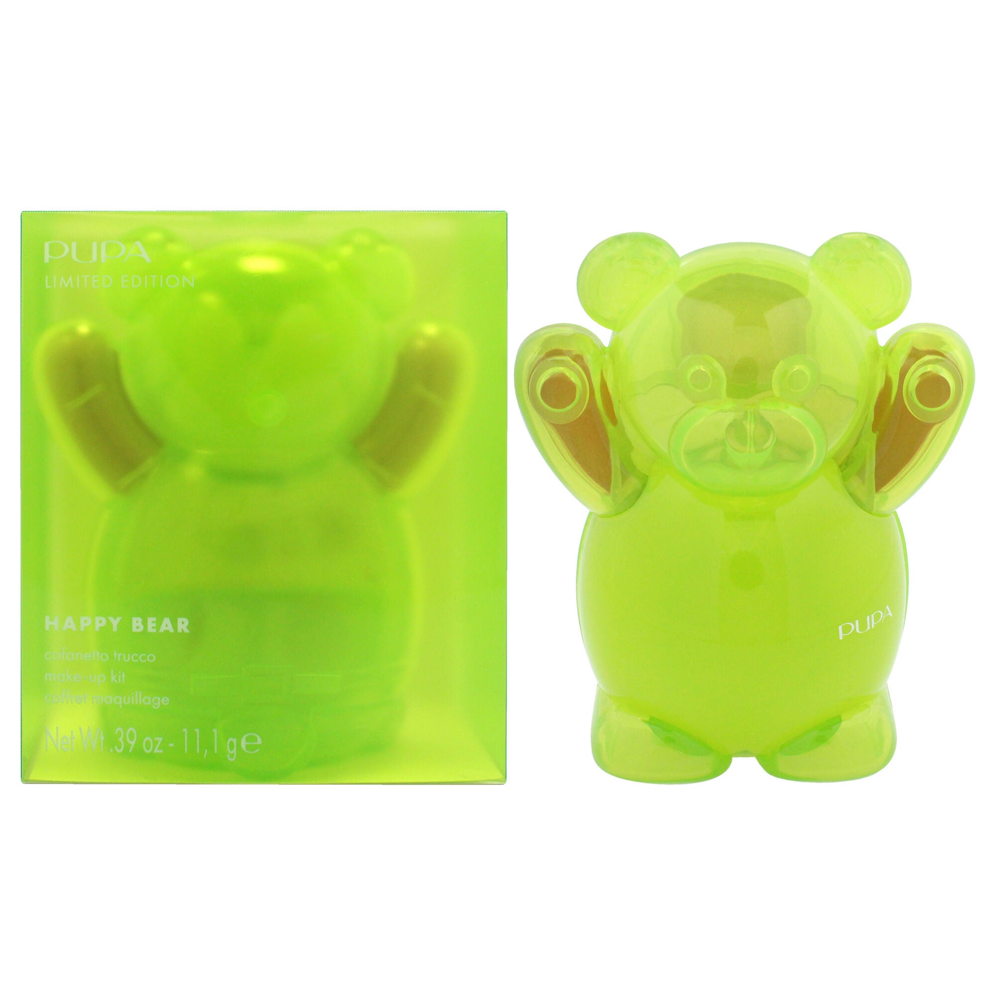 Happy Bear Makeup Kit Limited Edition - 006 Green by Pupa Milano for Women - 0.39 oz Makeup, See Description, hi-res image number 0