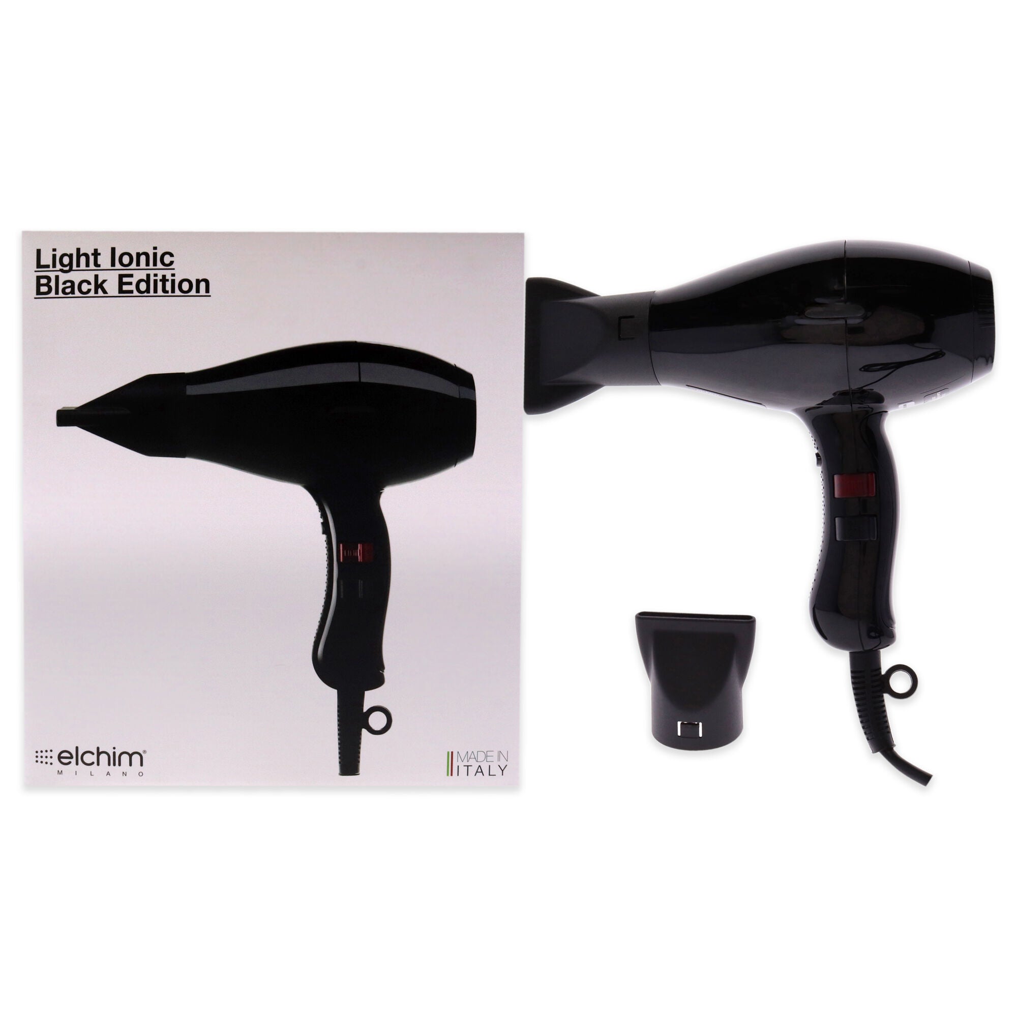 Light Ionic Edition Hair Dryer - Black by Elchim for Unisex - 1 Pc Hair Dryer, See Description, hi-res image number 0