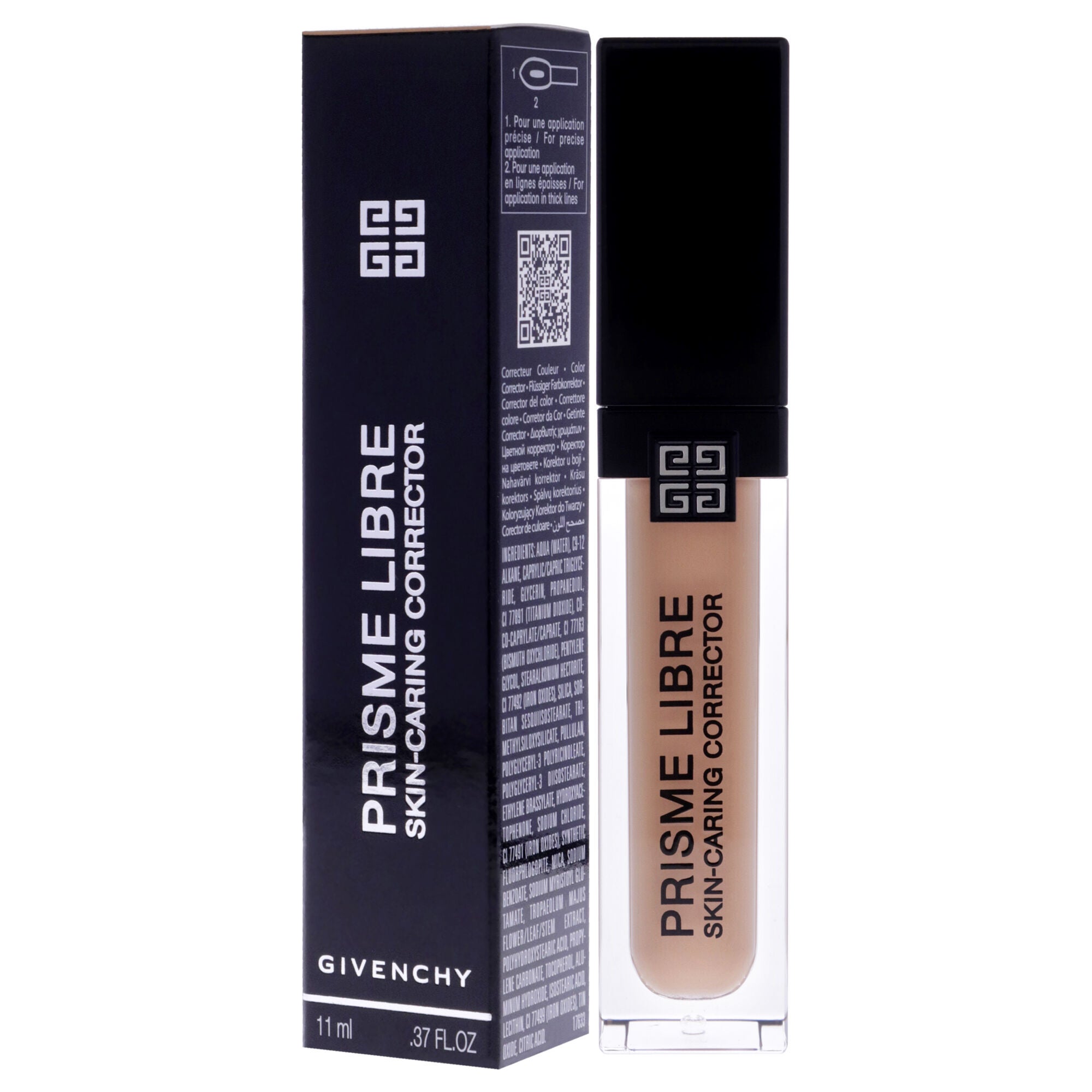 Prisme Libre Skin-Caring Corrector - Peach by Givenchy for Women - 0.37 oz Corrector, , alternate image number 7