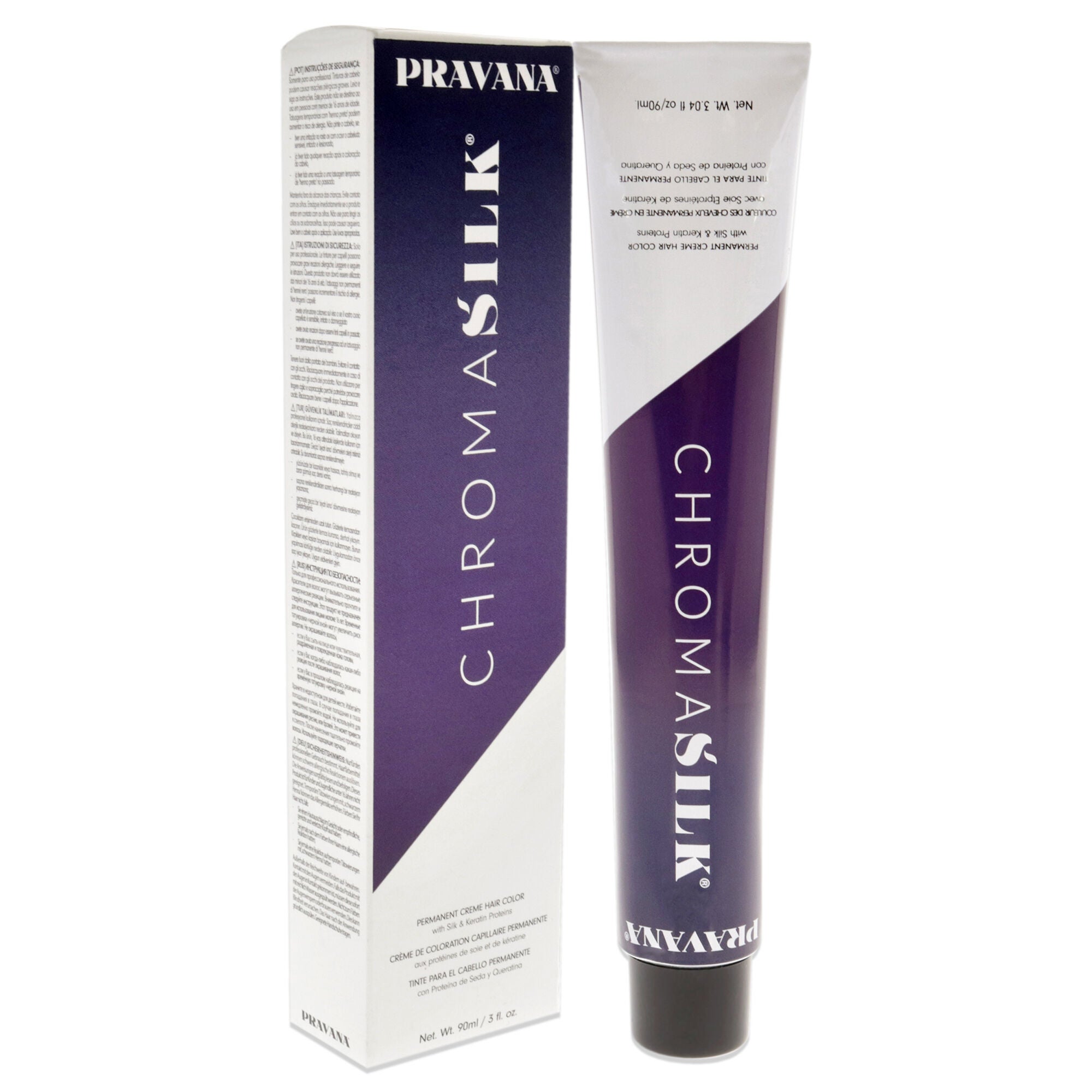 ChromaSilk Creme Hair Color - 6NTL Dark Neutral Lowlight by Pravana for Unisex - 3 oz Hair Color, See Description, alternate image number 2