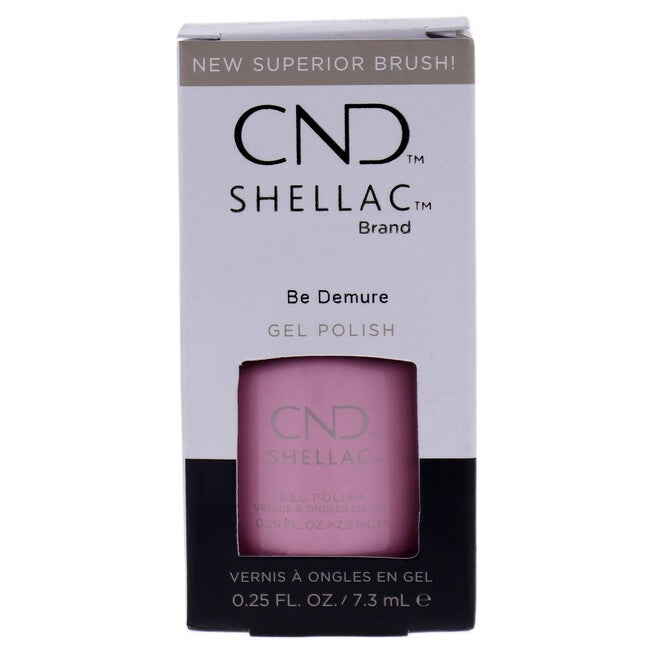Shellac Nail Color - Be Demure by CND for Women - 0.25 oz Nail Polish ...