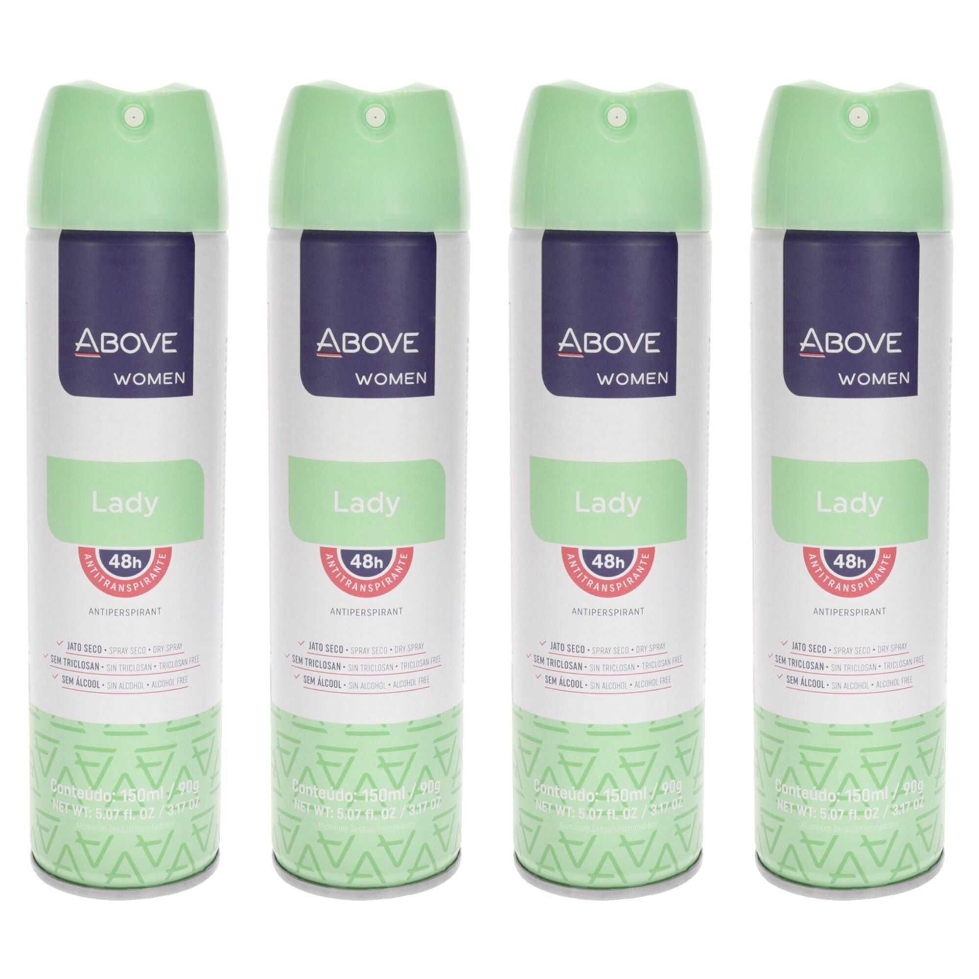 48 Hours Antiperspirant Deodorant - Lady by Above for Women - 3.17 oz Deodorant Spray - Pack of 4, See Description, hi-res image number 0