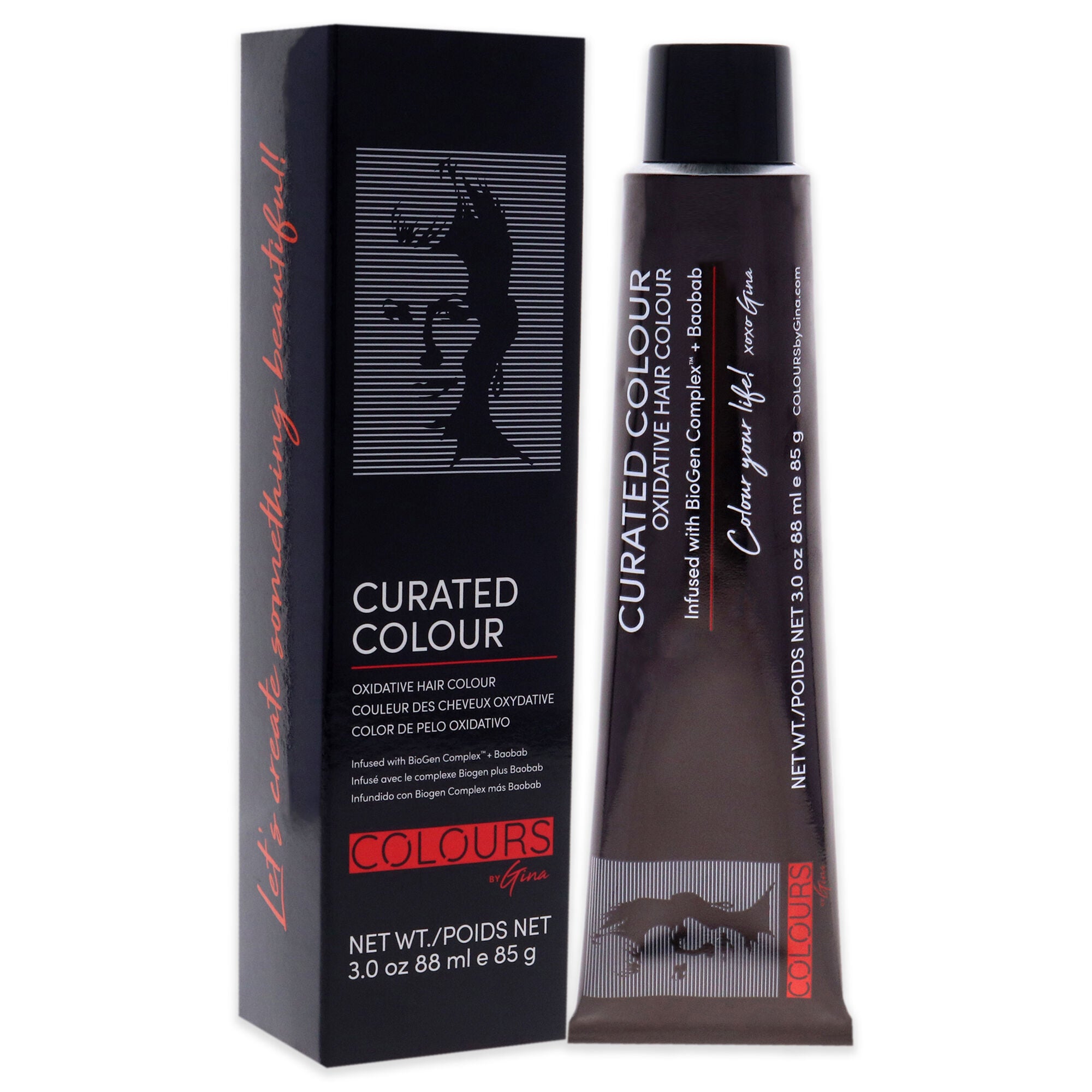 Curated Colour - 6.43-6CG Dark Coppery Golden Blonde by Colours By Gina for Unisex - 3 oz Hair Color, See Description, alternate image number 1