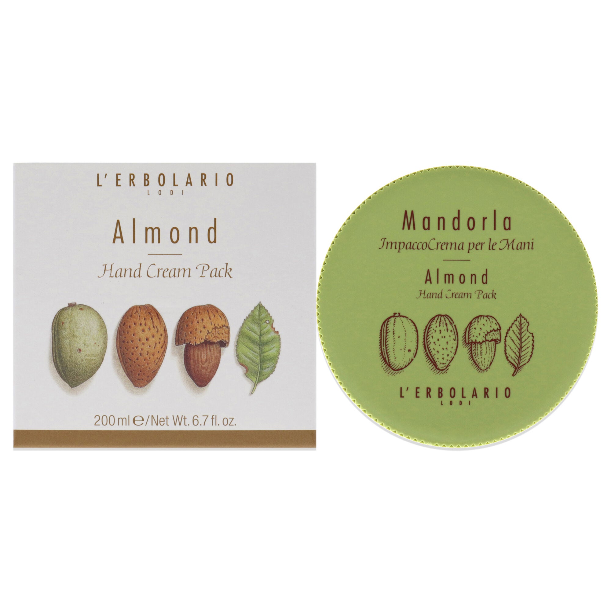 Almond Hand Cream by Lerbolario for Women - 6.7 oz Cream, See Description, hi-res image number 0