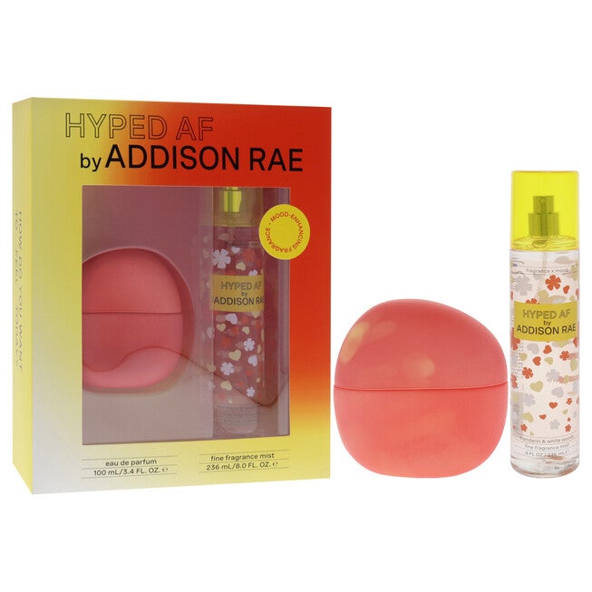Hyped AF by Addison Rae for Women - 2 Pc Gift Set 3.4oz EDP Spray, 8oz Fragrance Mist, NA, alternate image number null