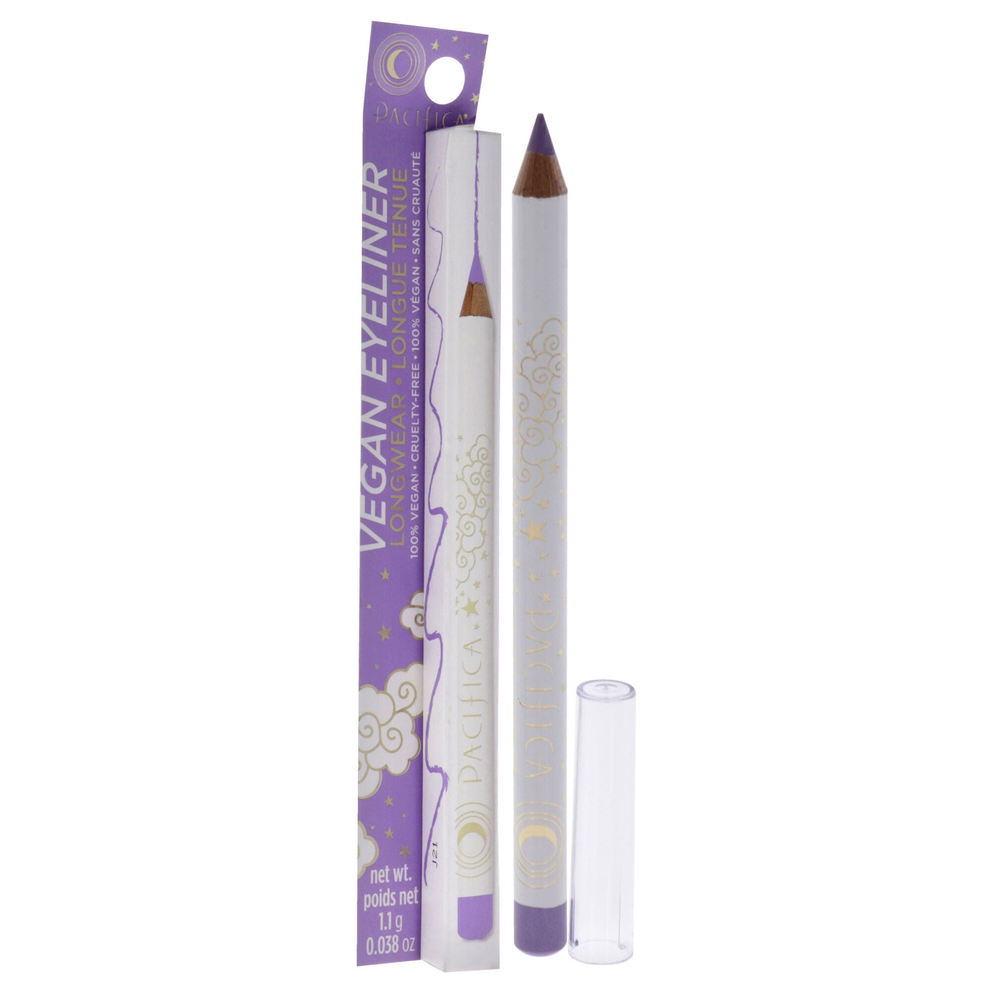 Vegan Longwear Eyeliner - Lilac by Pacifica for Women - 0.038 oz Eyeliner, See Description, alternate image number 1
