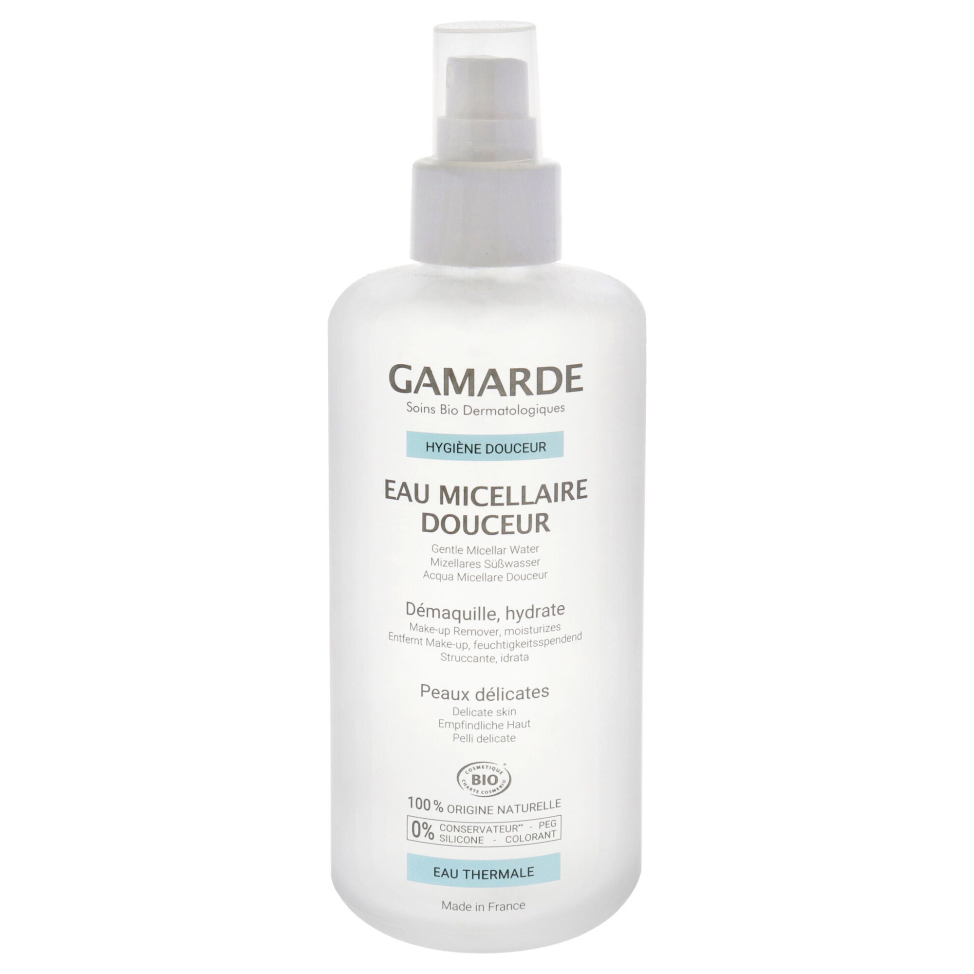 Gentle Micellar Water Make-up Remover by Gamarde for Women - 6.76 oz Makeup Remover, See Description, hi-res image number 0