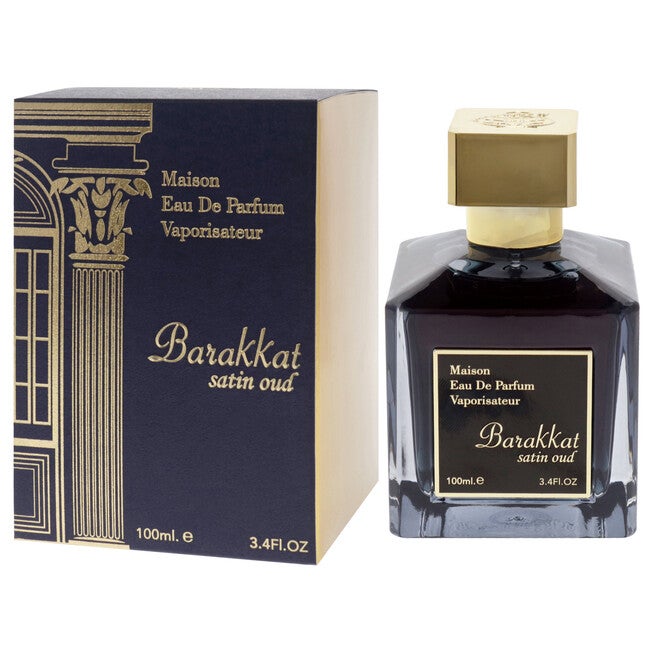 Maison Barakkat Satin Oud by Fragrance World for Unisex - 3.4 oz EDP Spray, NA, alternate image number null