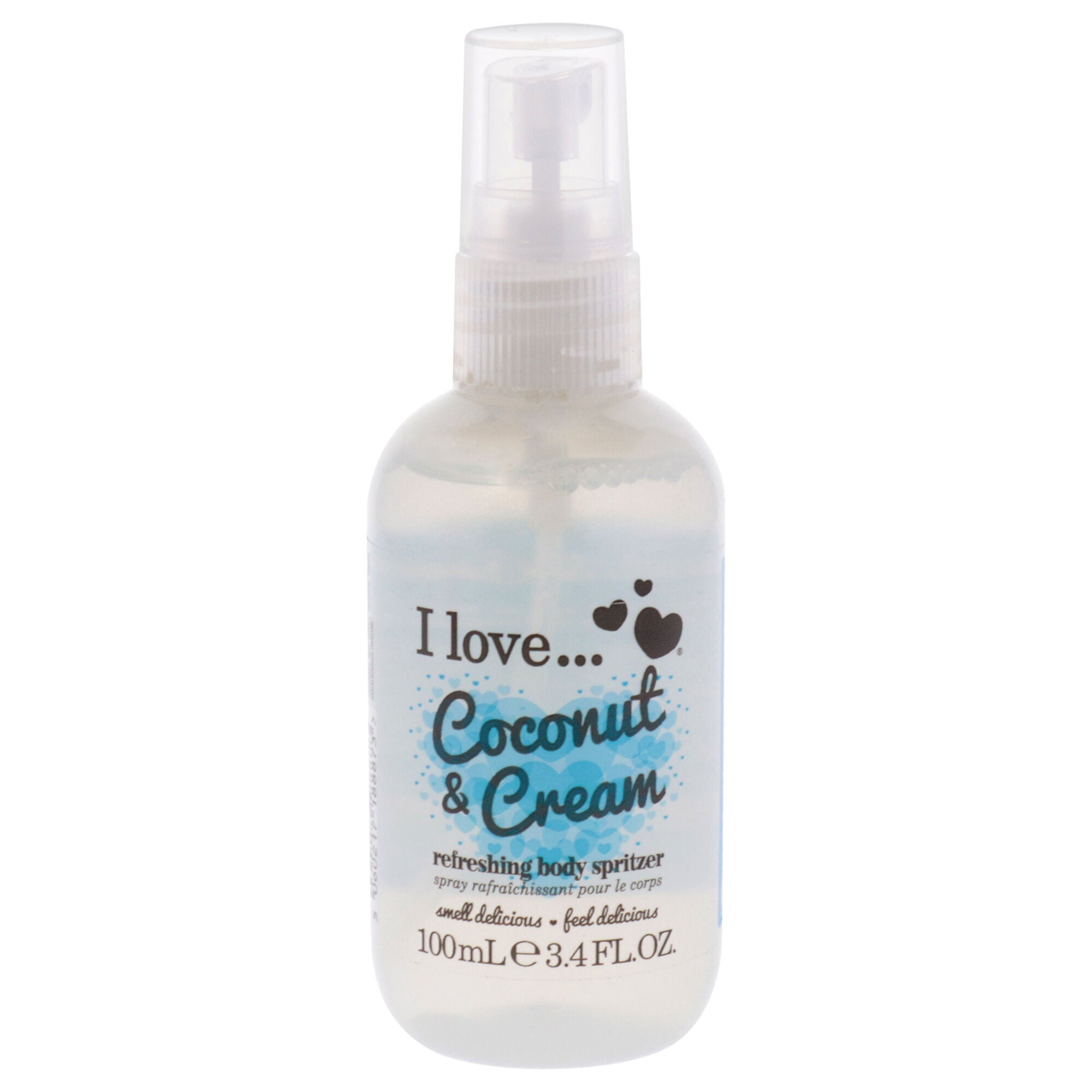 Refreshing Body Spritzer - Coconut and Cream by I Love Cosmetics for Women - 3.4 oz Body Spray, See Description, hi-res image number 0