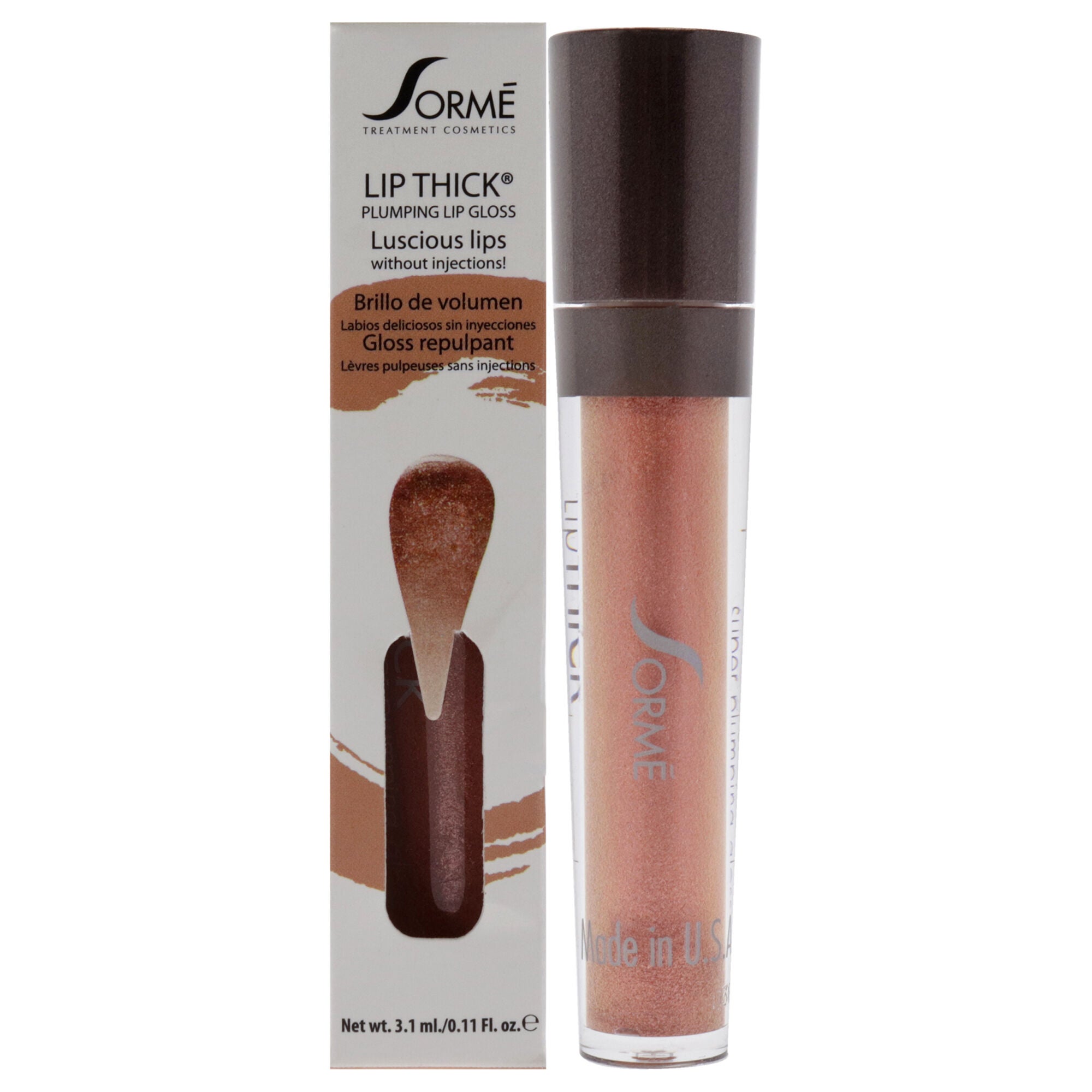 Lip Thick Plumping Lip Gloss - Unveil by Sorme Cosmetics for Women - 0.11 oz Lip Gloss, See Description, hi-res image number 0