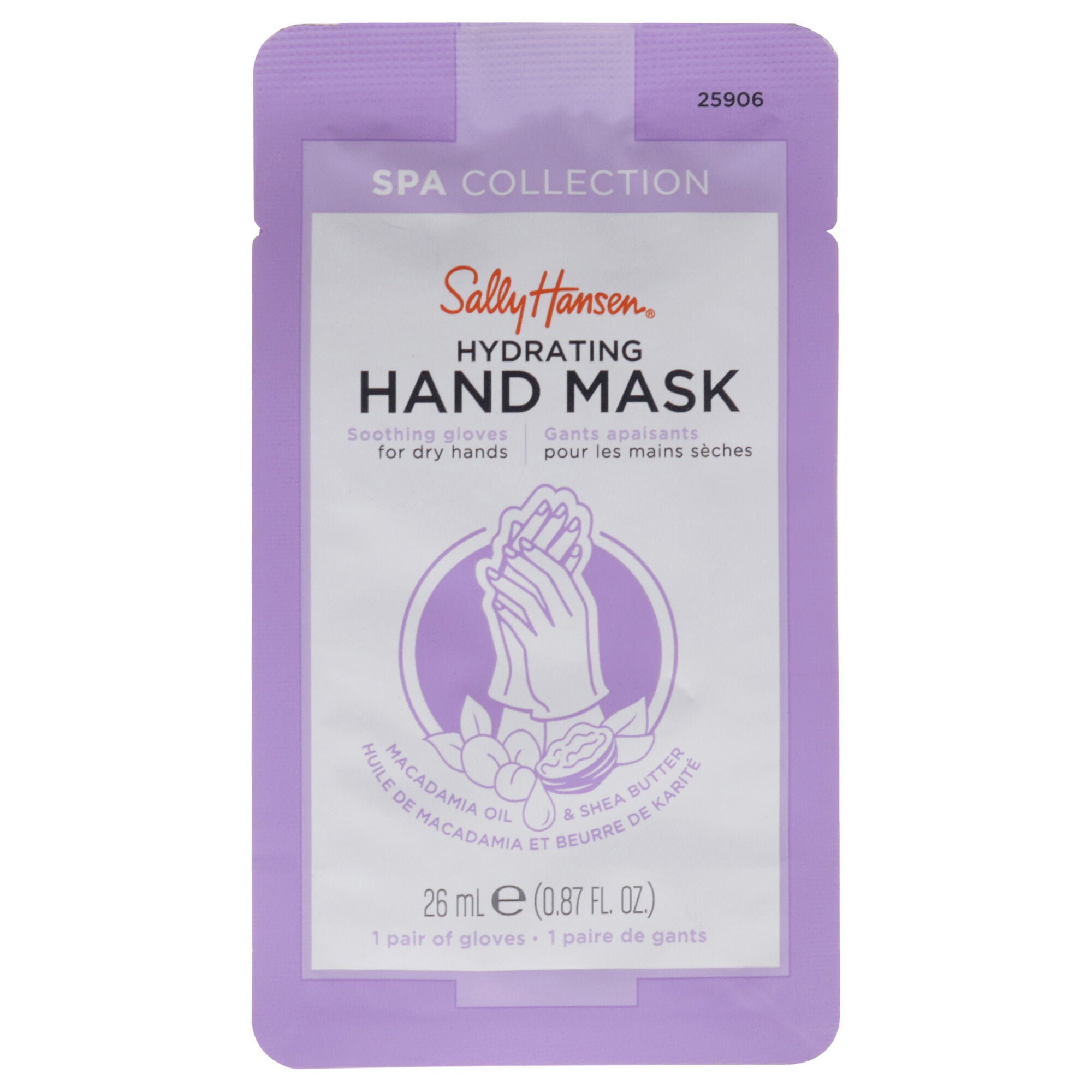 Spa Collection Hydrating Hand Mask Soothing Gloves by Sally Hansen for Women - 2 Pc Mask, See Description, hi-res image number 0