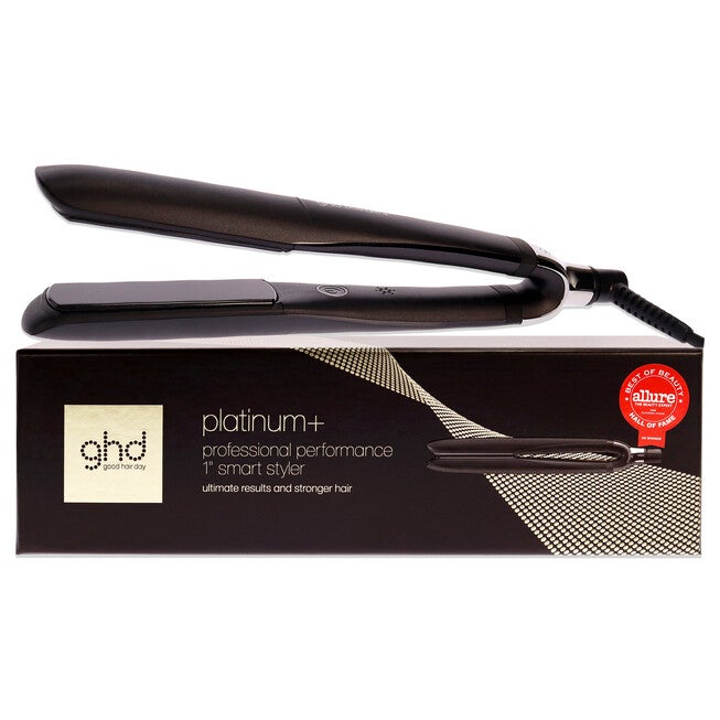 GHD Platinum Plus Professional Performance Styler Flat Iron - S8T262 Black by GHD for Unisex - 1 Inch Flat Iron, See Description, hi-res image number null