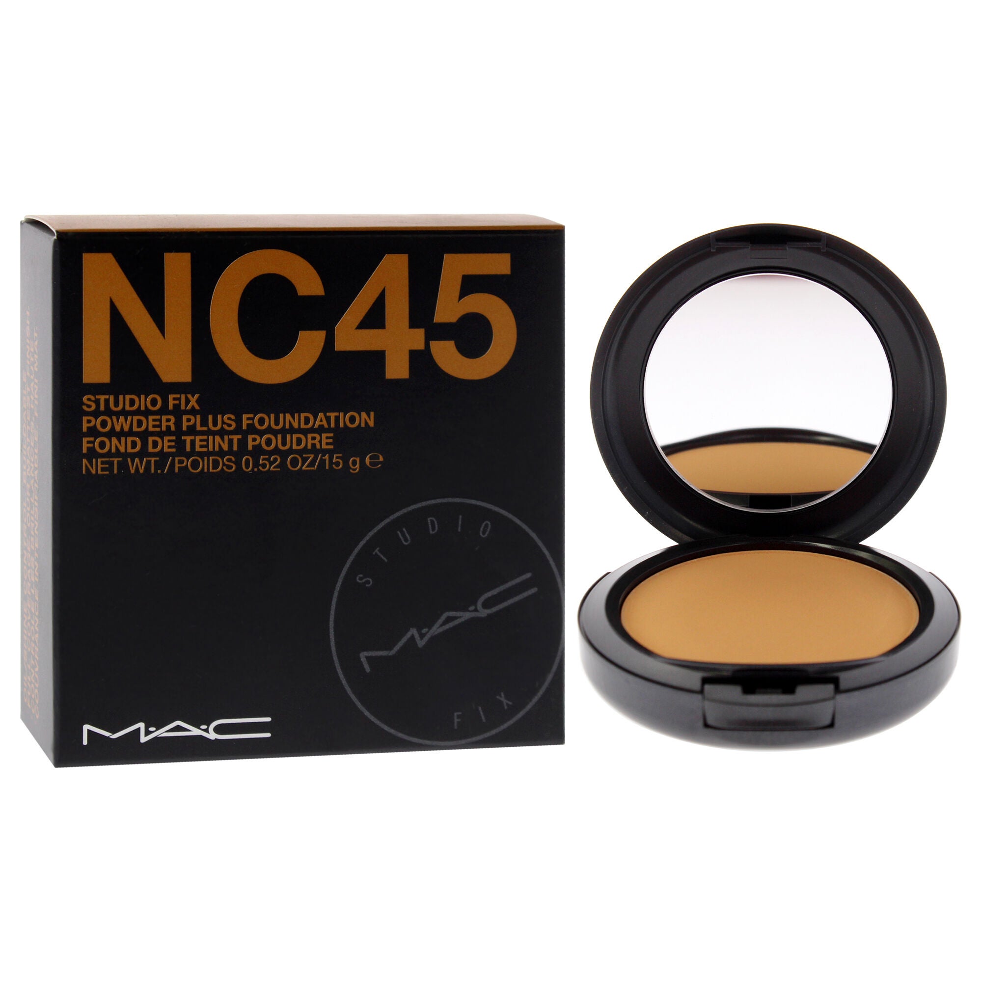 Studio Fix Powder Plus Foundation - NC45 by MAC for Women - 0.52 oz Foundation, See Description, alternate image number 2
