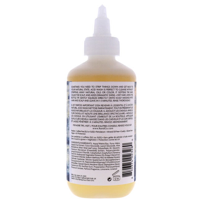 Acid Wash ACV Cleansing Rinse by R+Co for Unisex - 6 oz Cleanser, NA, alternate image number null
