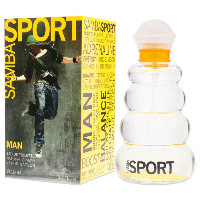 Samba Sport by Perfumers Workshop for Men - 3.3 oz EDT Spray, NA, alternate image number null
