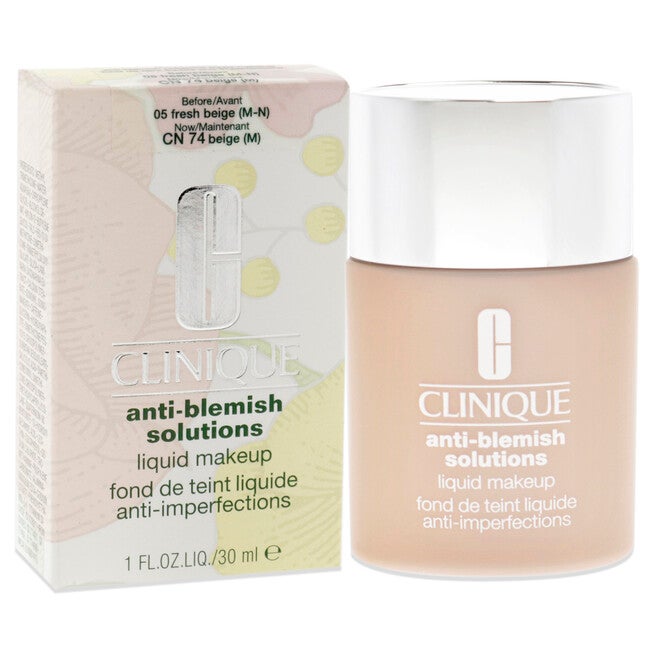 Anti-Blemish Solutions Liquid Makeup 05 Fresh Beige(MF-M)-Dry Comb. To Oily Skin by Clinique for Women - 1 oz Foundation, NA, alternate image number null