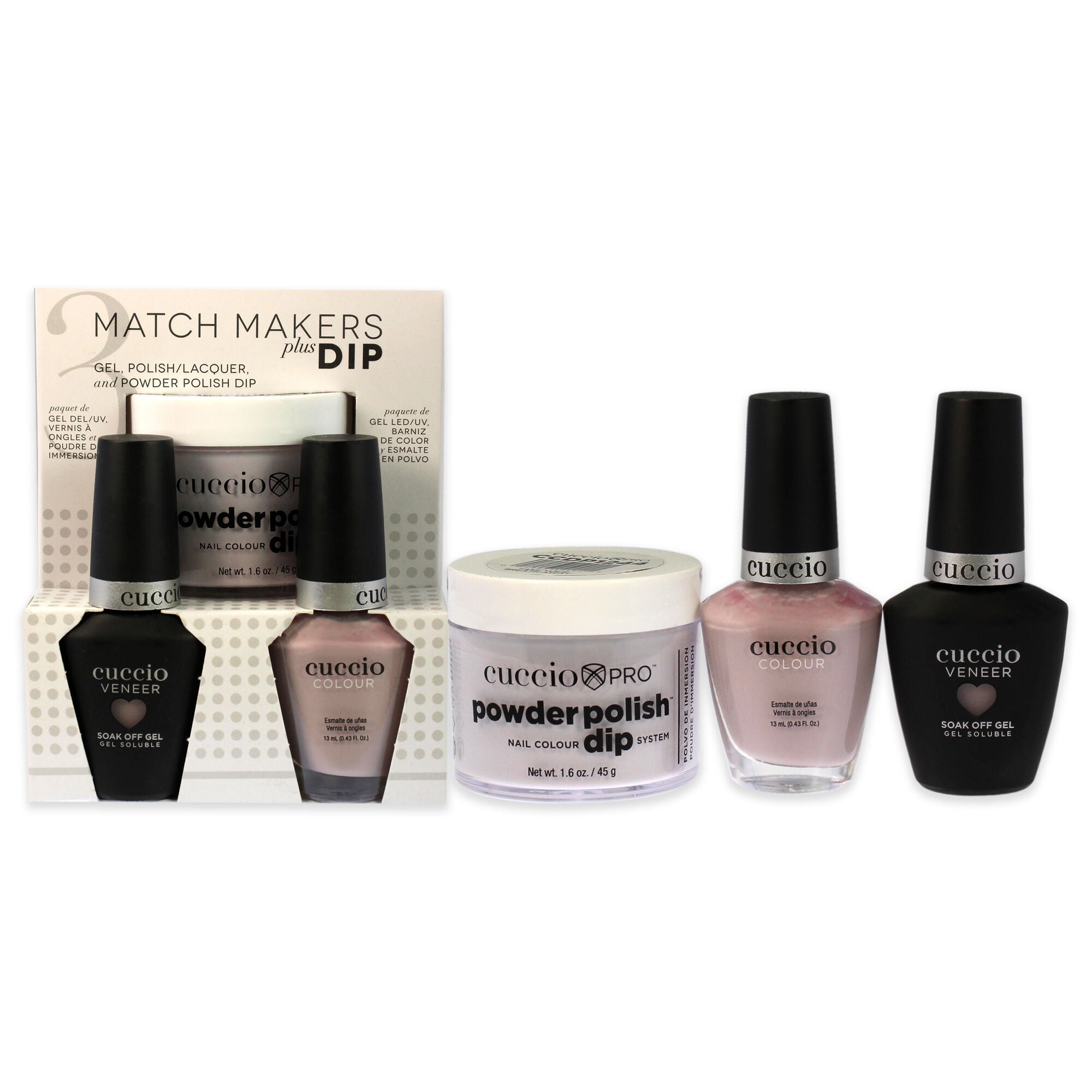 Match Makers Plus Dip - Take Your Breath Away by Cuccio Colour for Women - 3 Pc Set, See Description, hi-res image number 0