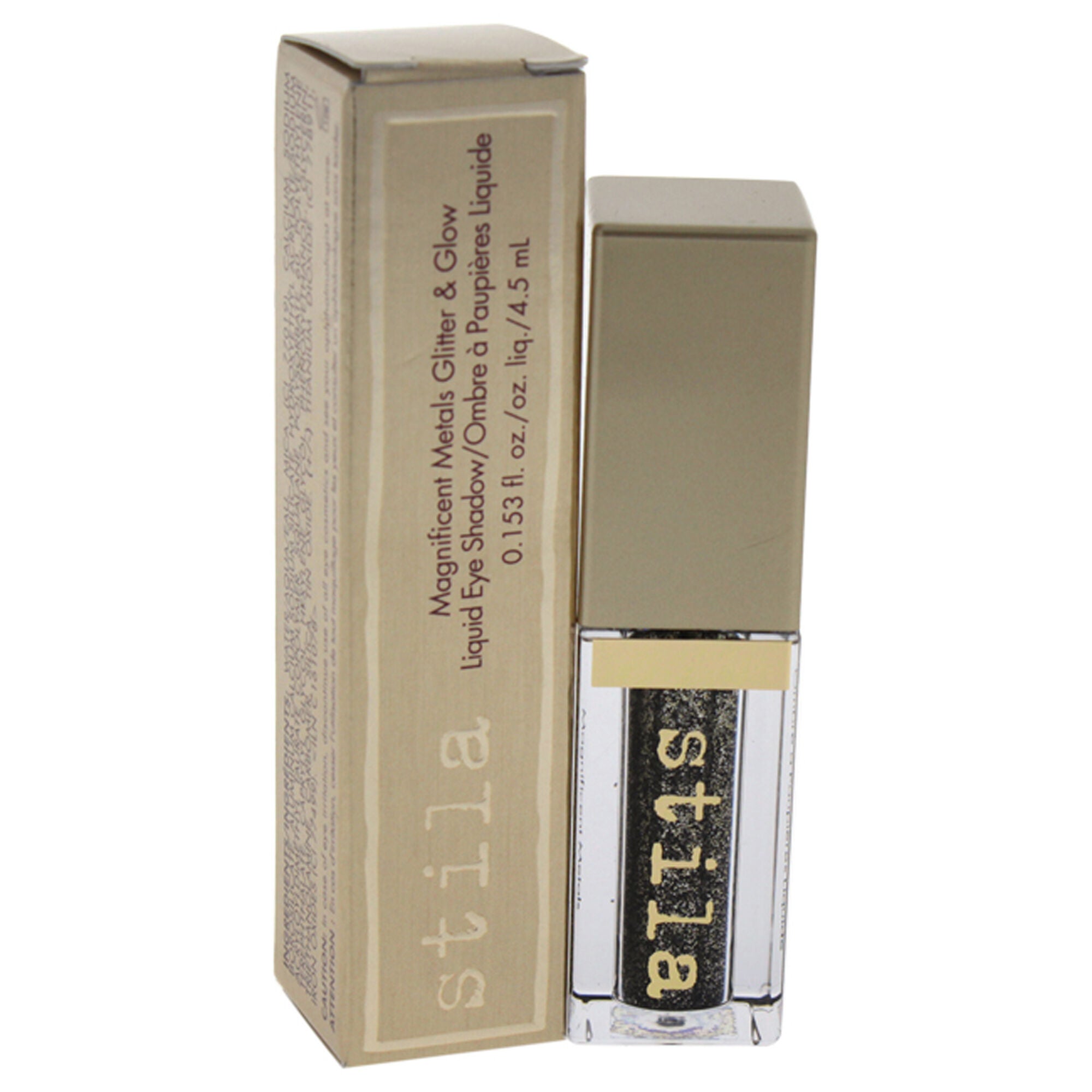 Magnificent Metals Glitter & Glow Liquid Eye Shadow - Molten Midnight by Stila for Women - 0.15 oz Eyeshadow, See Description, hi-res image number 0