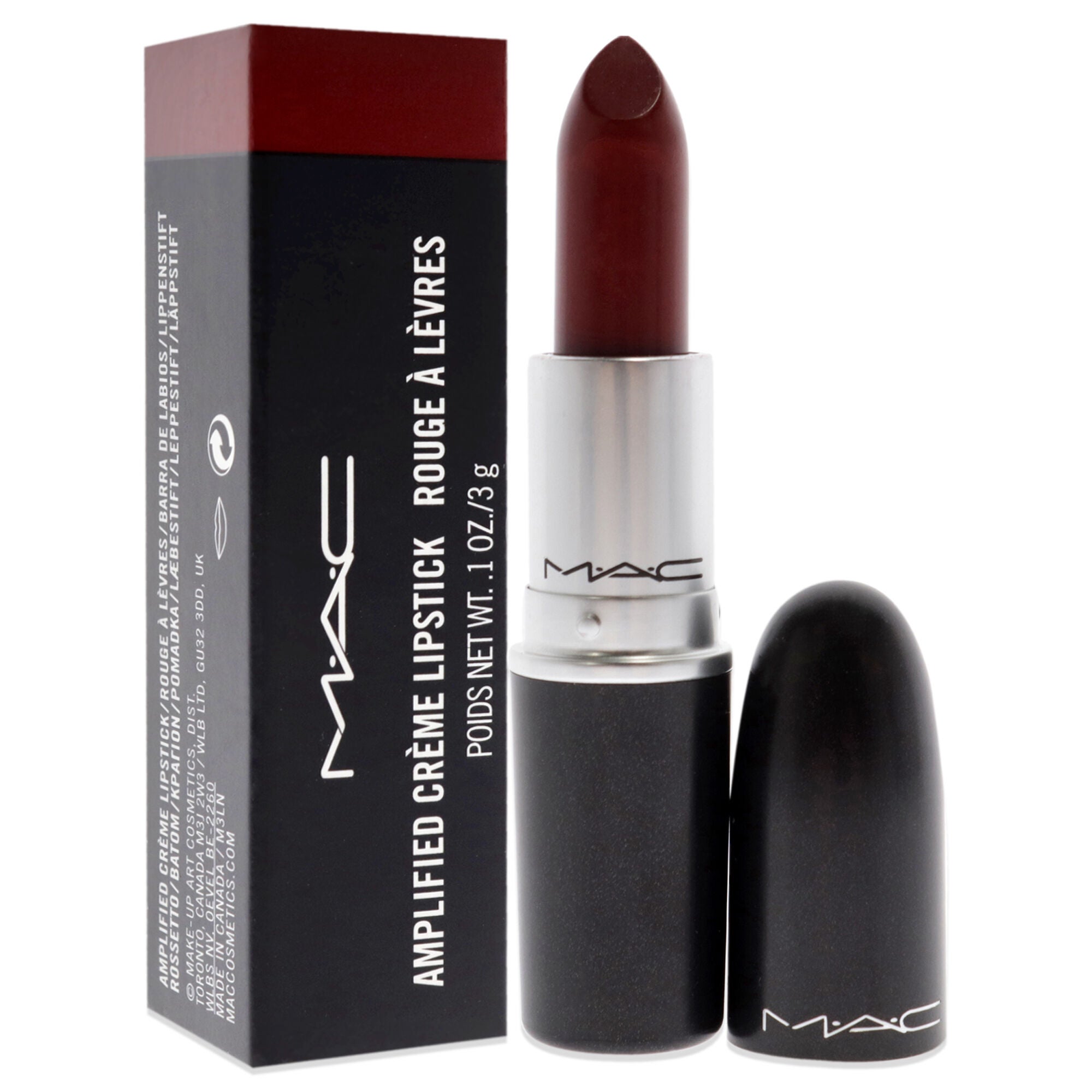Amplified Creme Lipstick - 108 Dubonnet by MAC for Women - 0.1 oz Lipstick, See Description, alternate image number 2